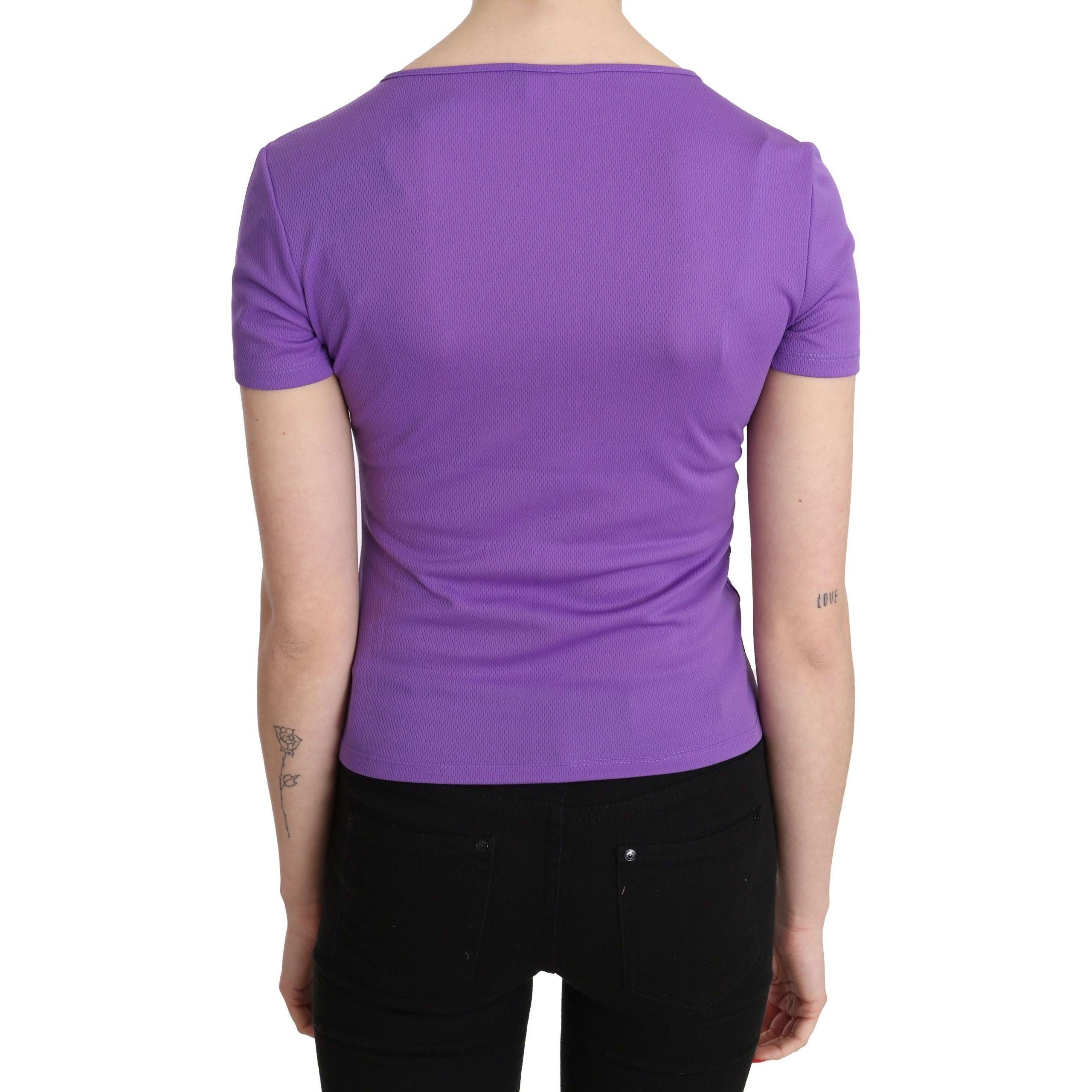 Chic Purple Casual Top for Everyday Elegance