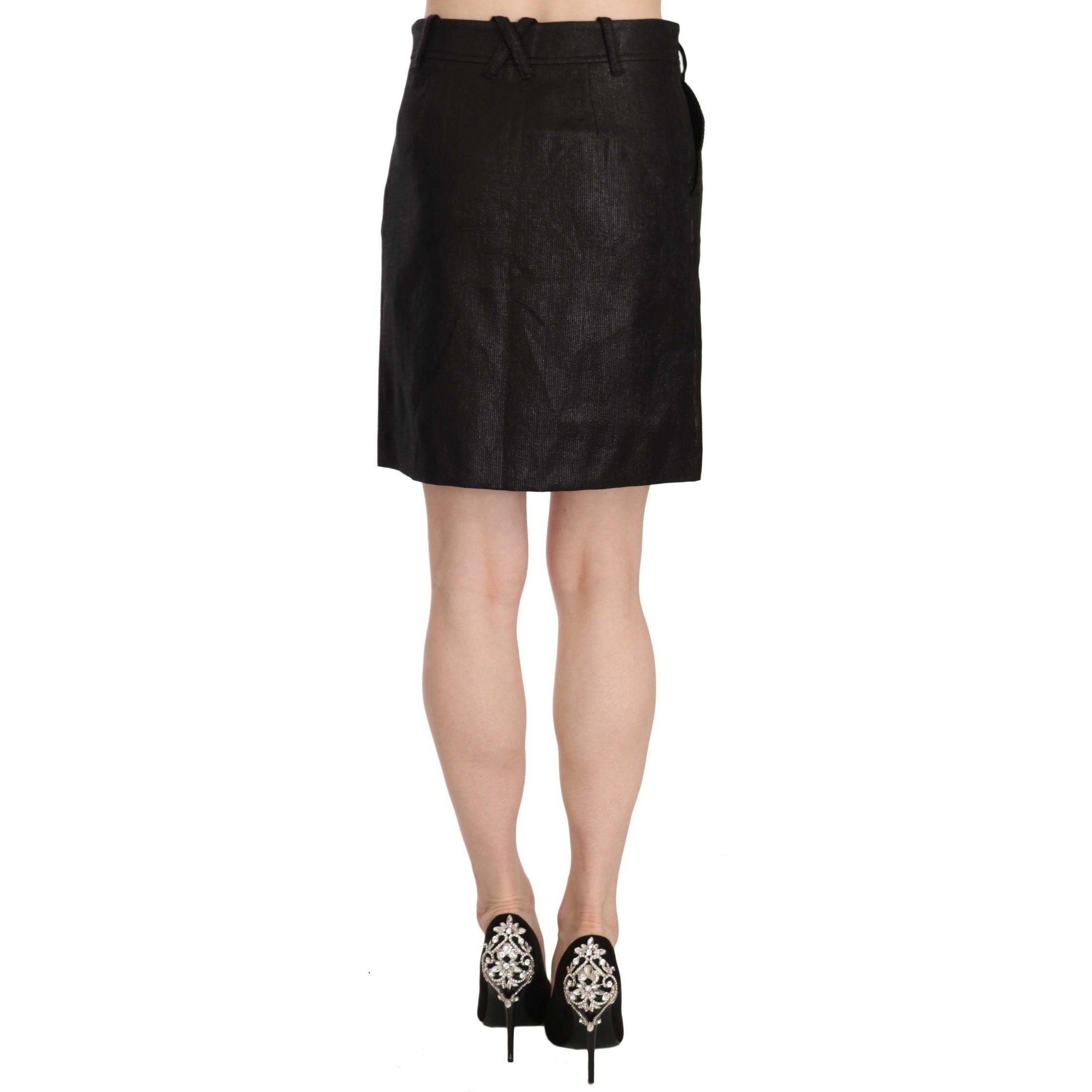 Elegant High Waist A-Line Mini Skirt