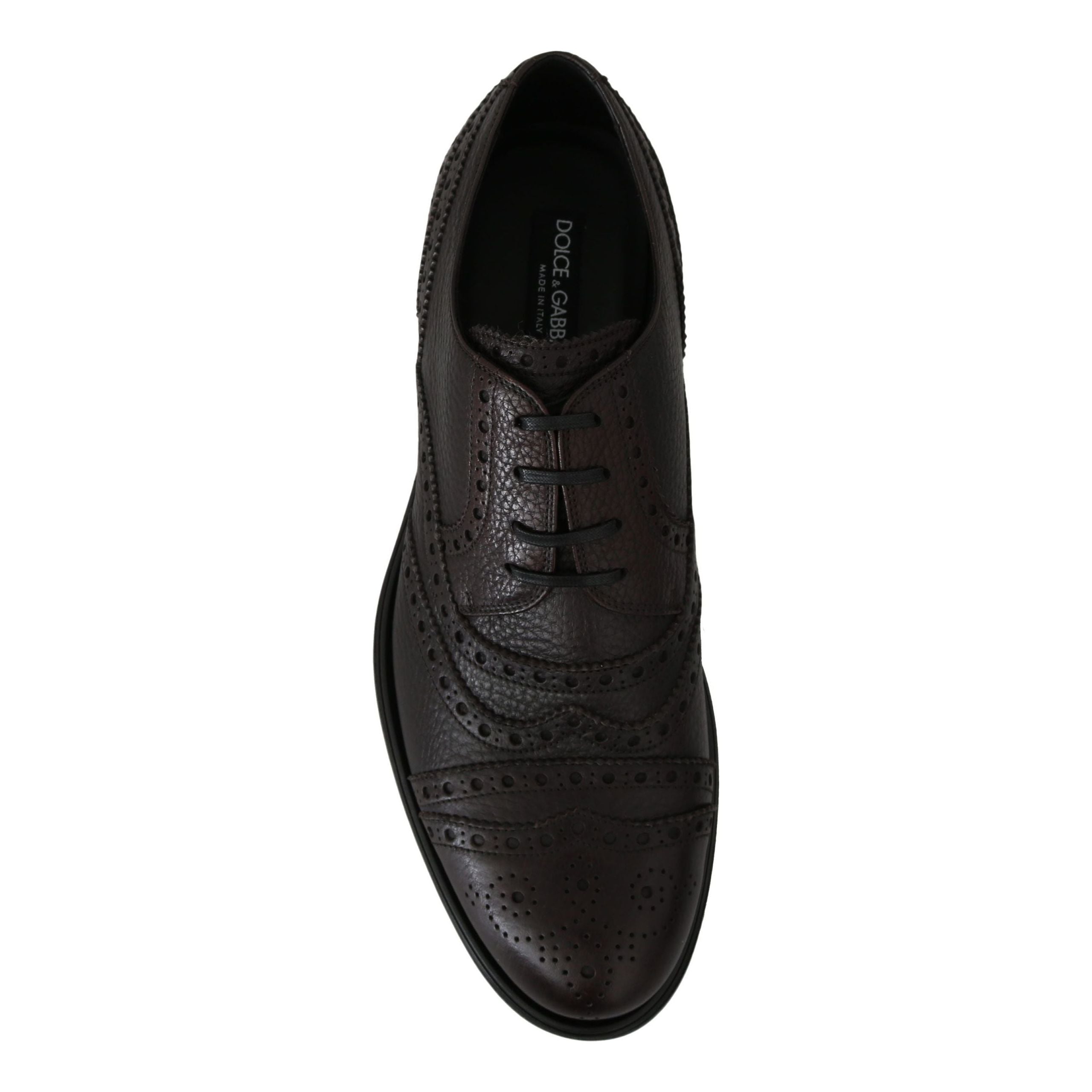 Elegant Mens Leather Derby Dress Shoes