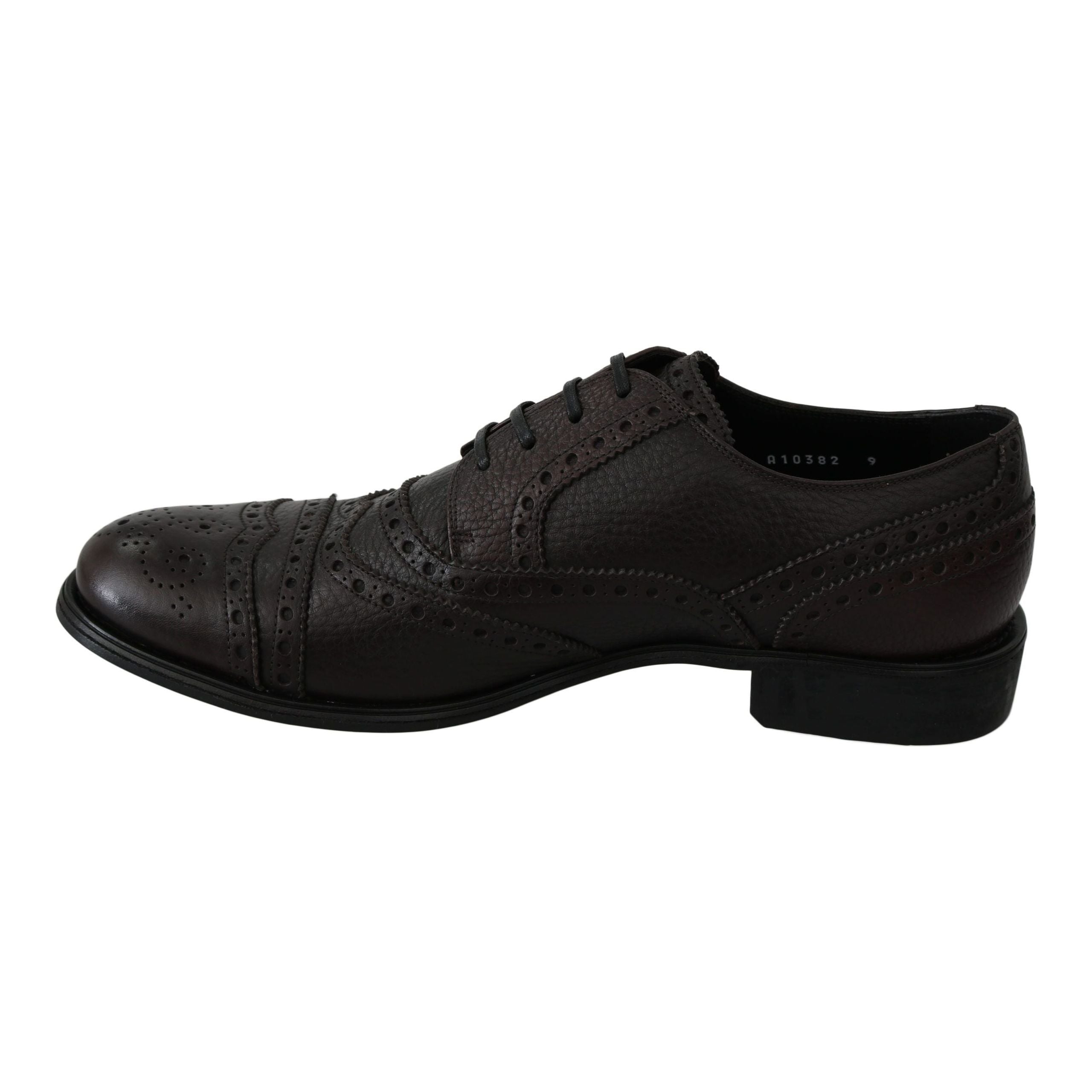 Elegant Mens Leather Derby Dress Shoes