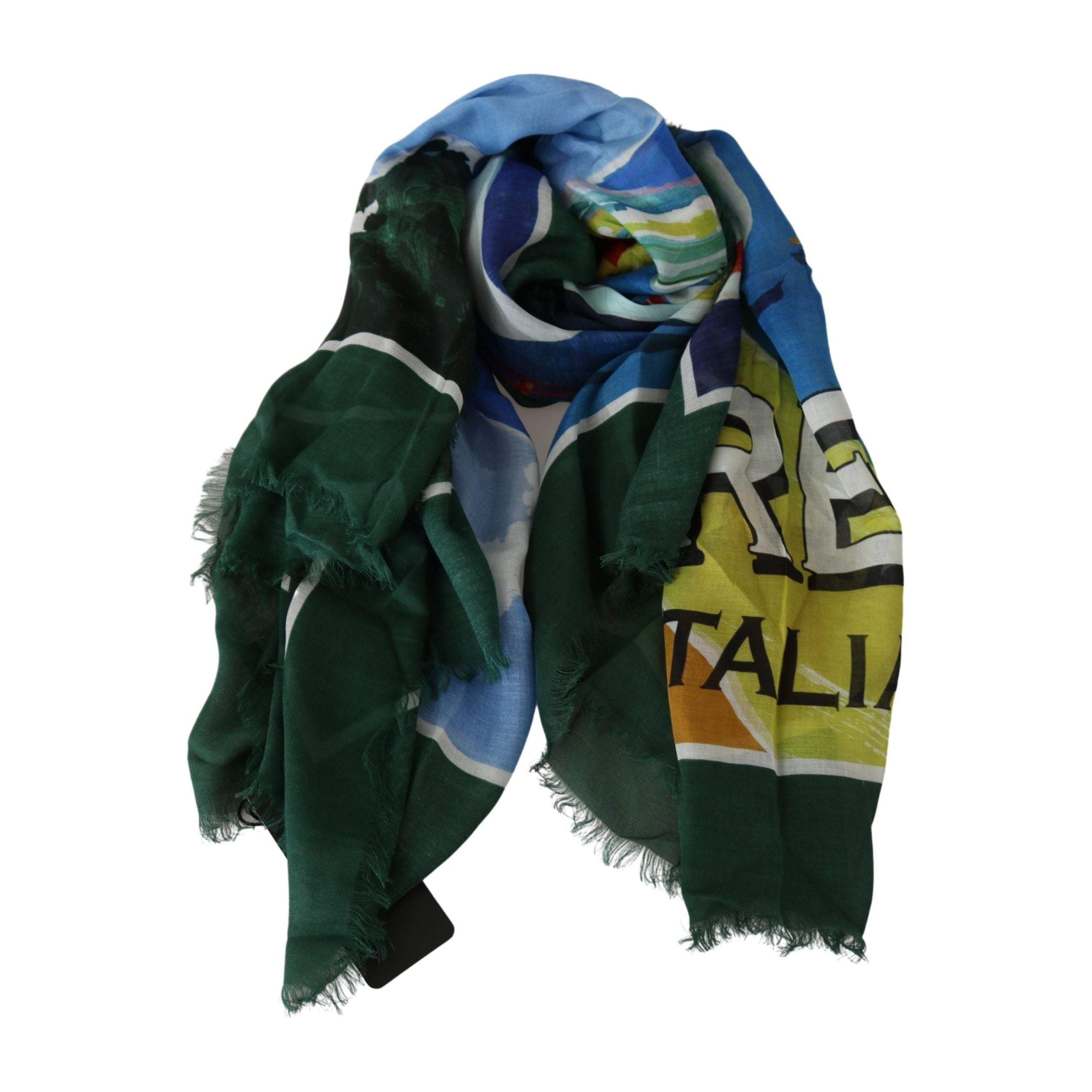 Elegant Multicolor Modal-Cashmere Men's Scarf