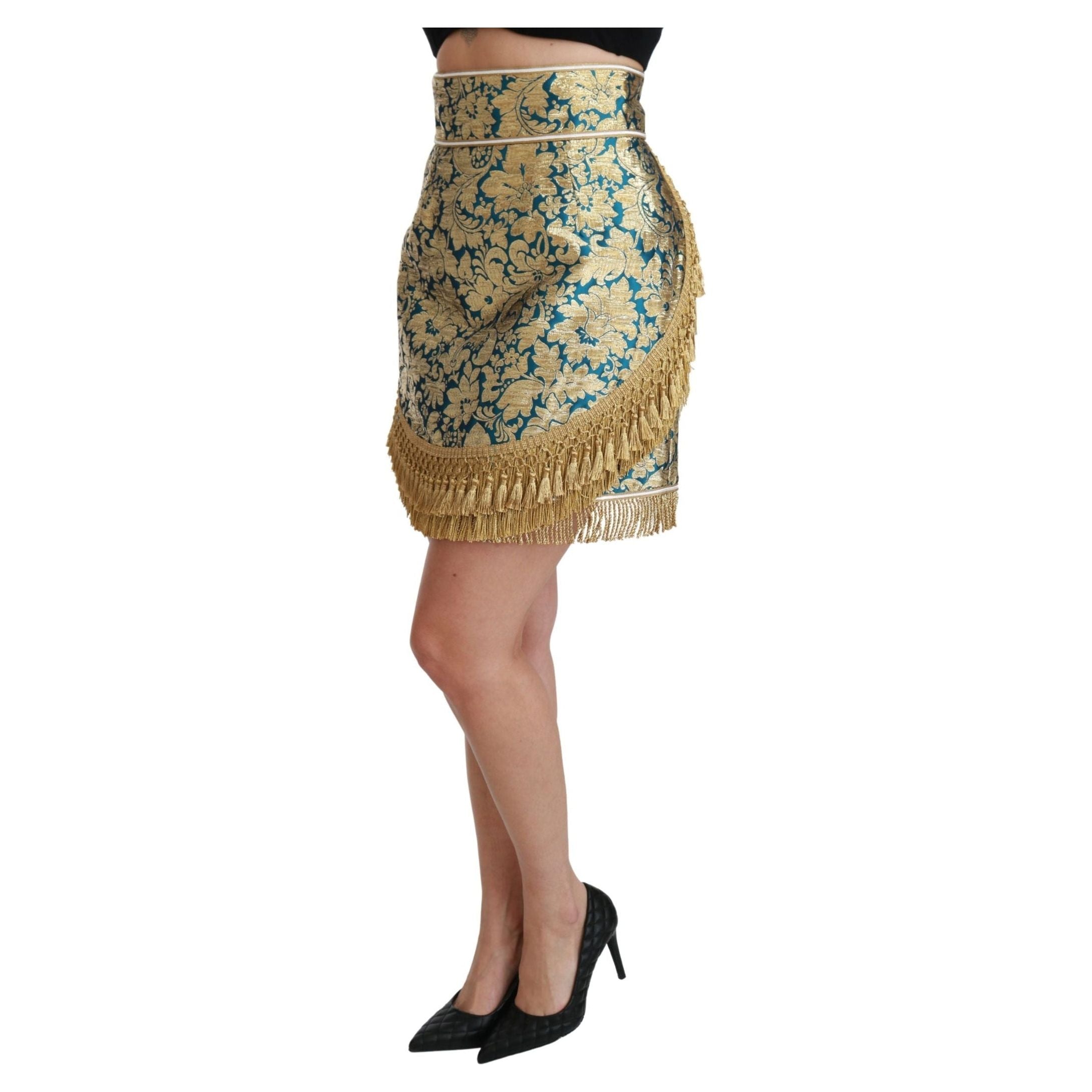 Elevate Your Wardrobe with Our Exquisite Gold Skirt