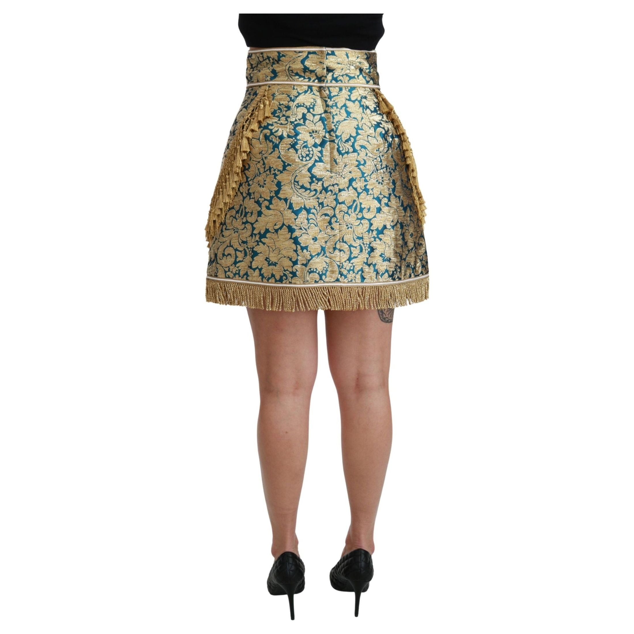 Elevate Your Wardrobe with Our Exquisite Gold Skirt