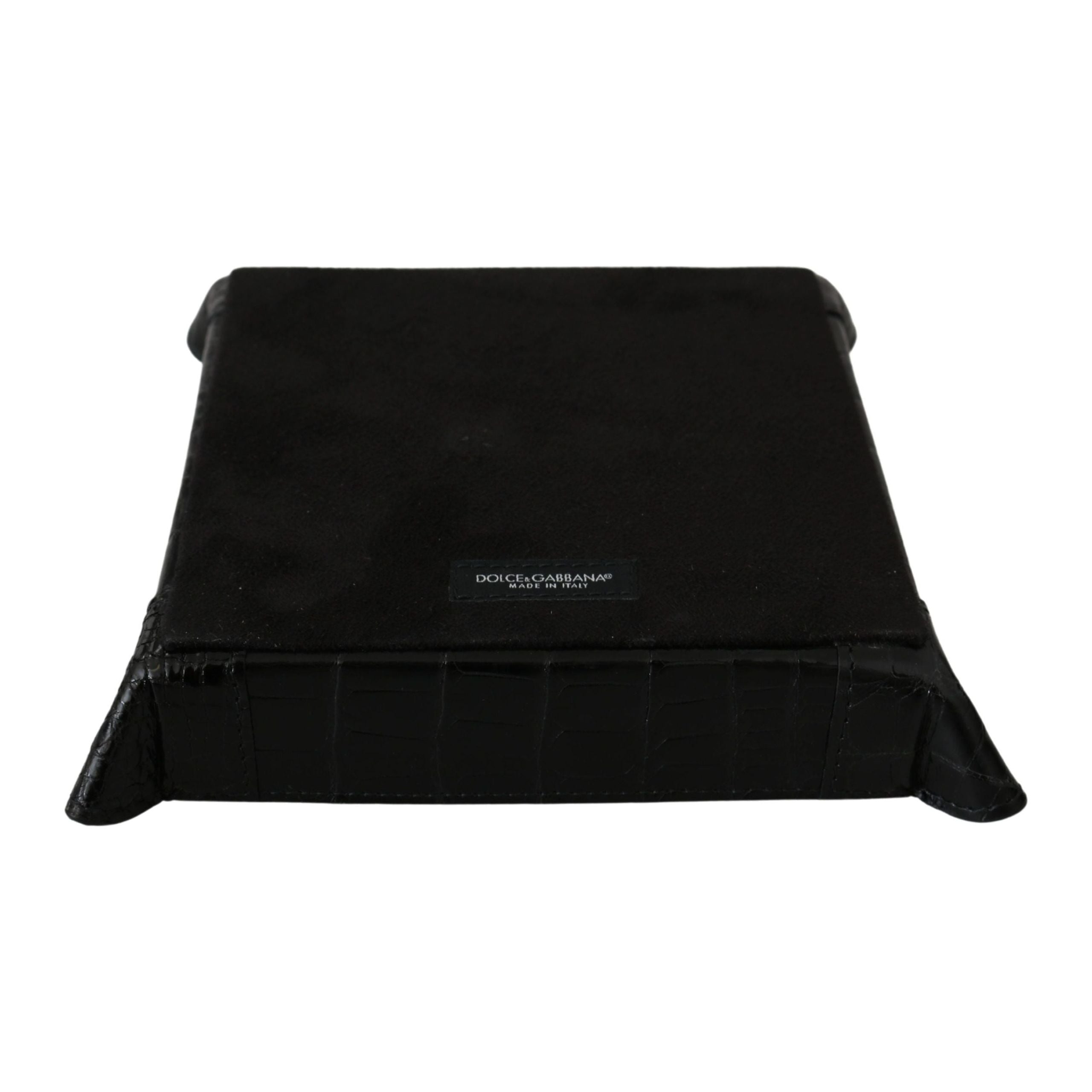 Elegant Black Exotic Skin Entry Tray