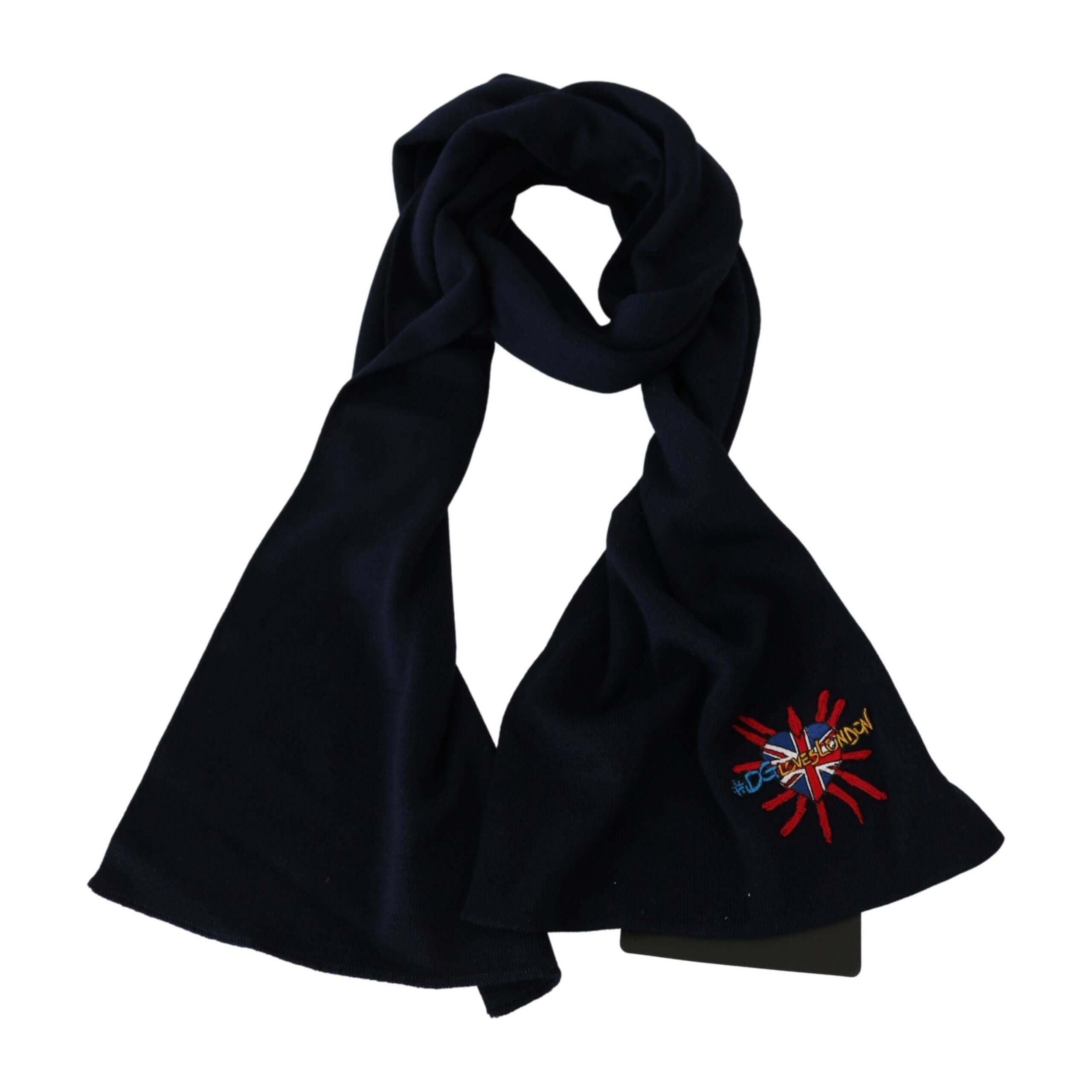 Elegant Virgin Wool Men's Scarf