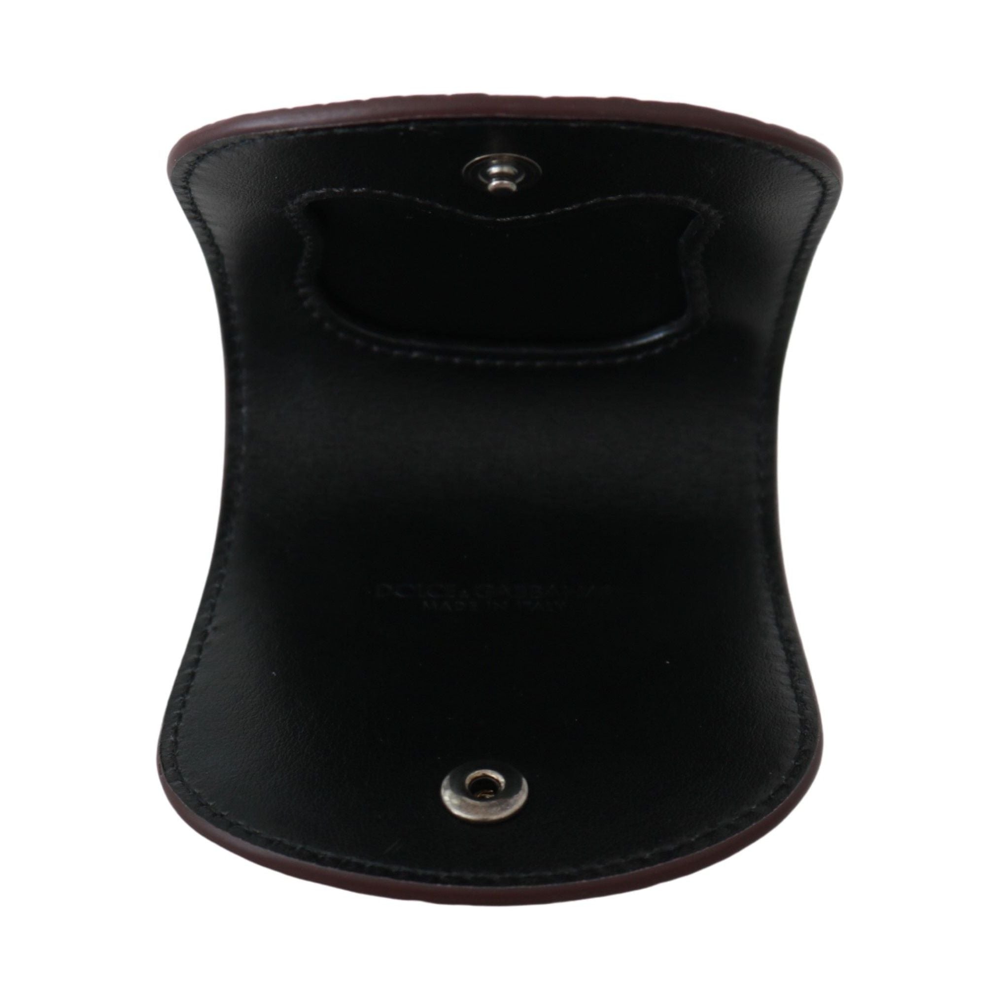 Refined Caimano Leather Coin Case