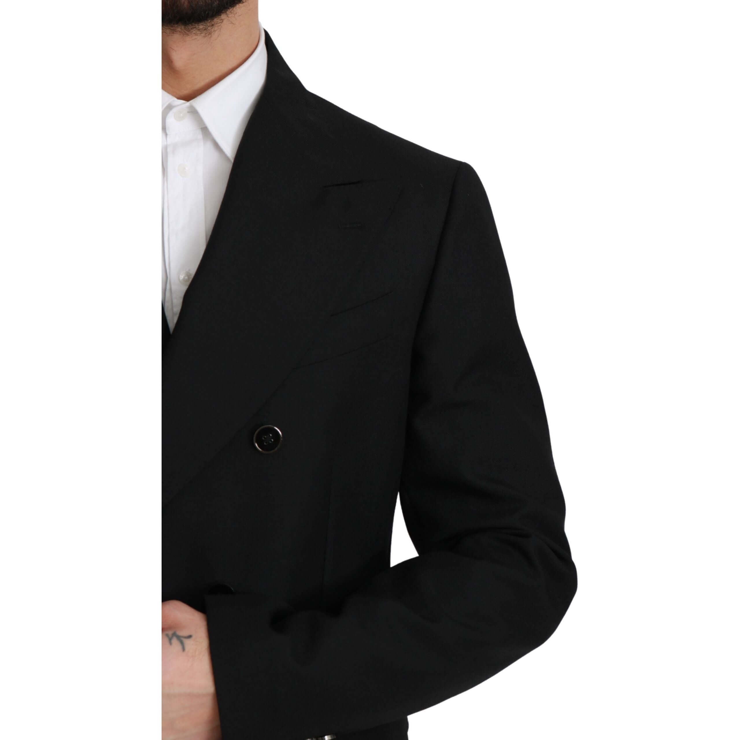 Elegant Black Slim Fit Formal Blazer