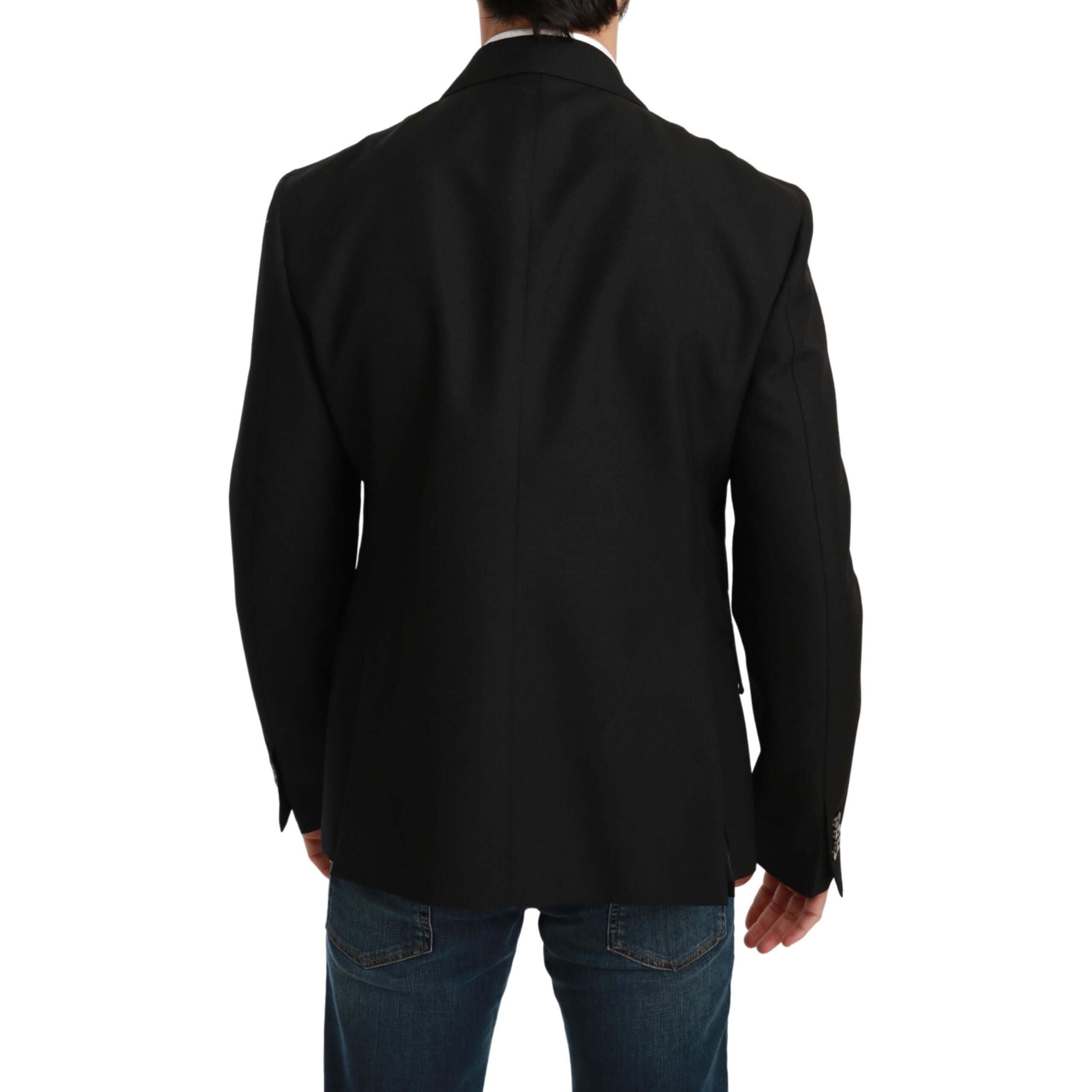 Elegant Black Slim Fit Formal Blazer