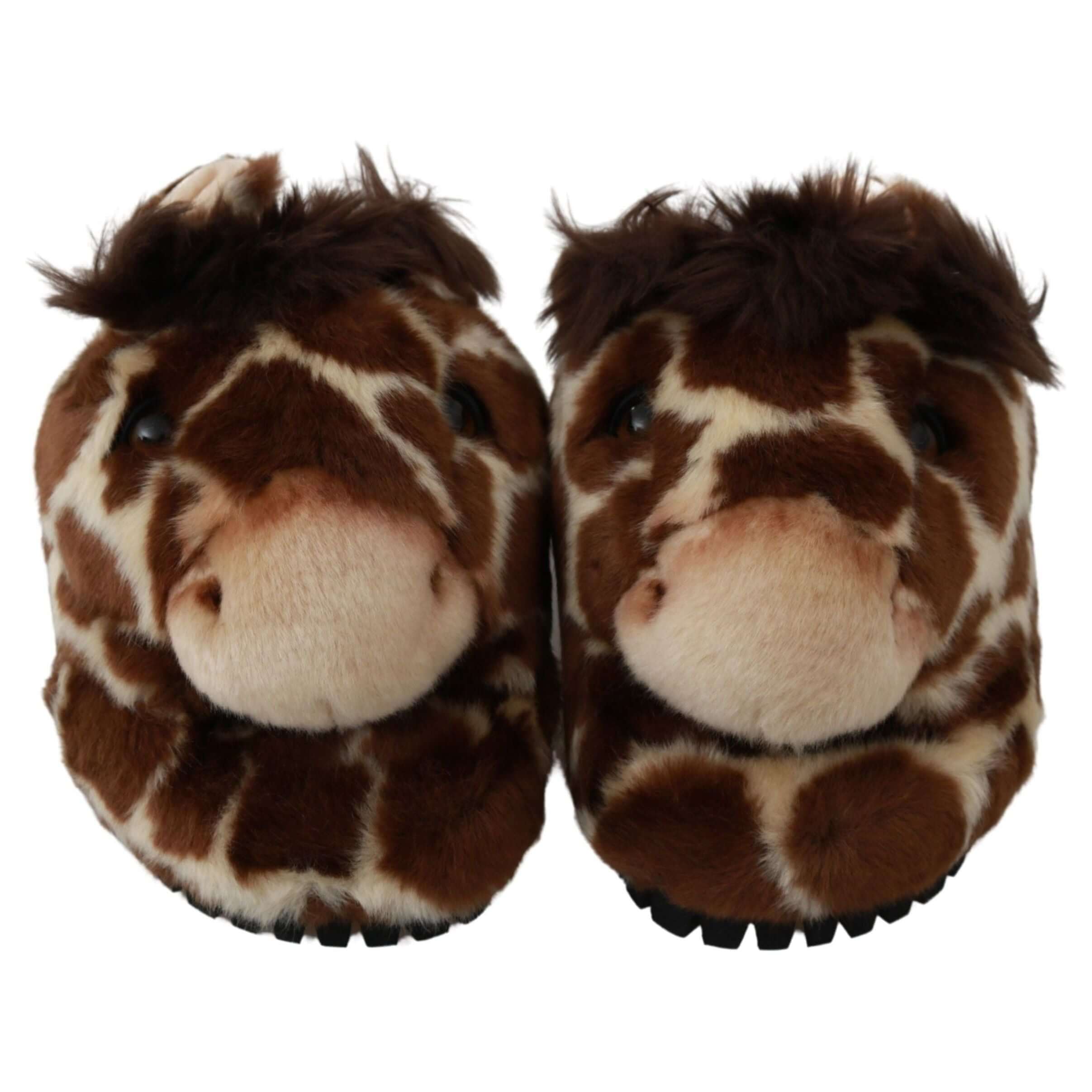 Elegant Giraffe Pattern Slides for Sophisticated Comfort