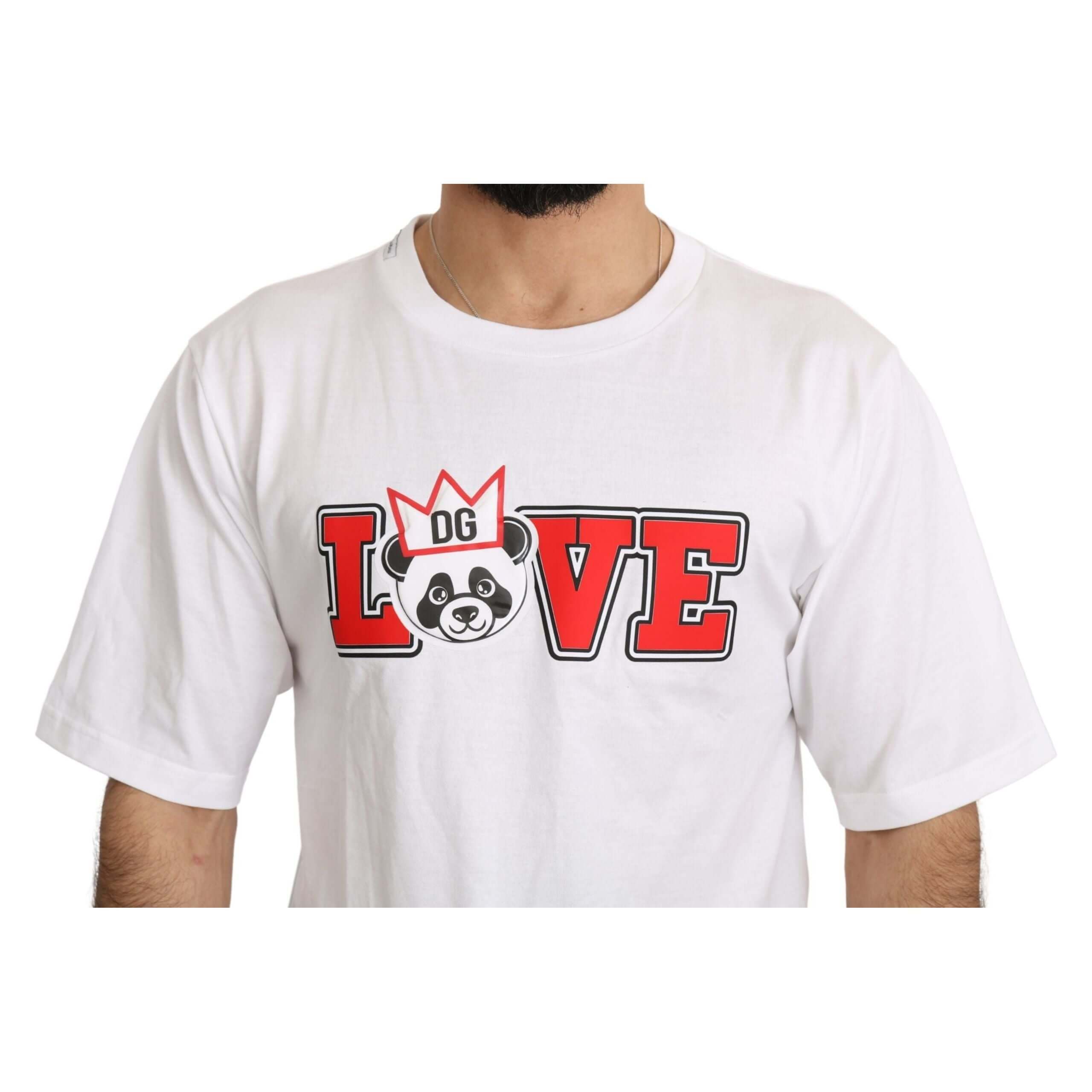 Panda Love Slim Fit Crewneck Tee