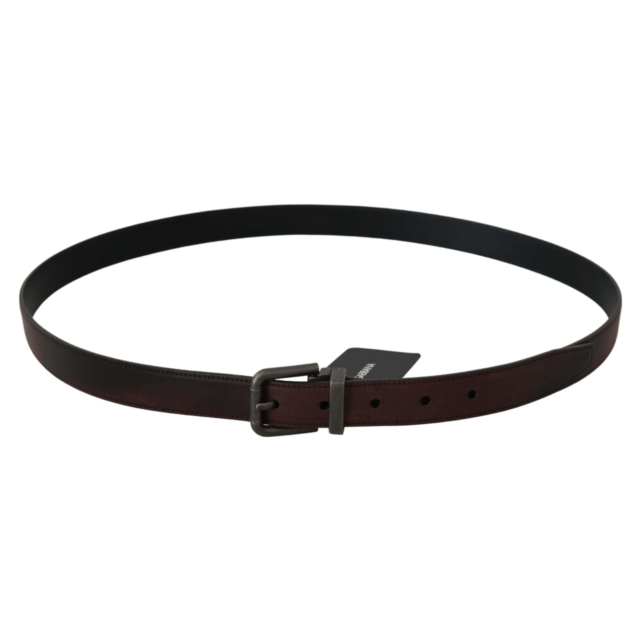 Elegant Leather Belt in Classic Brown