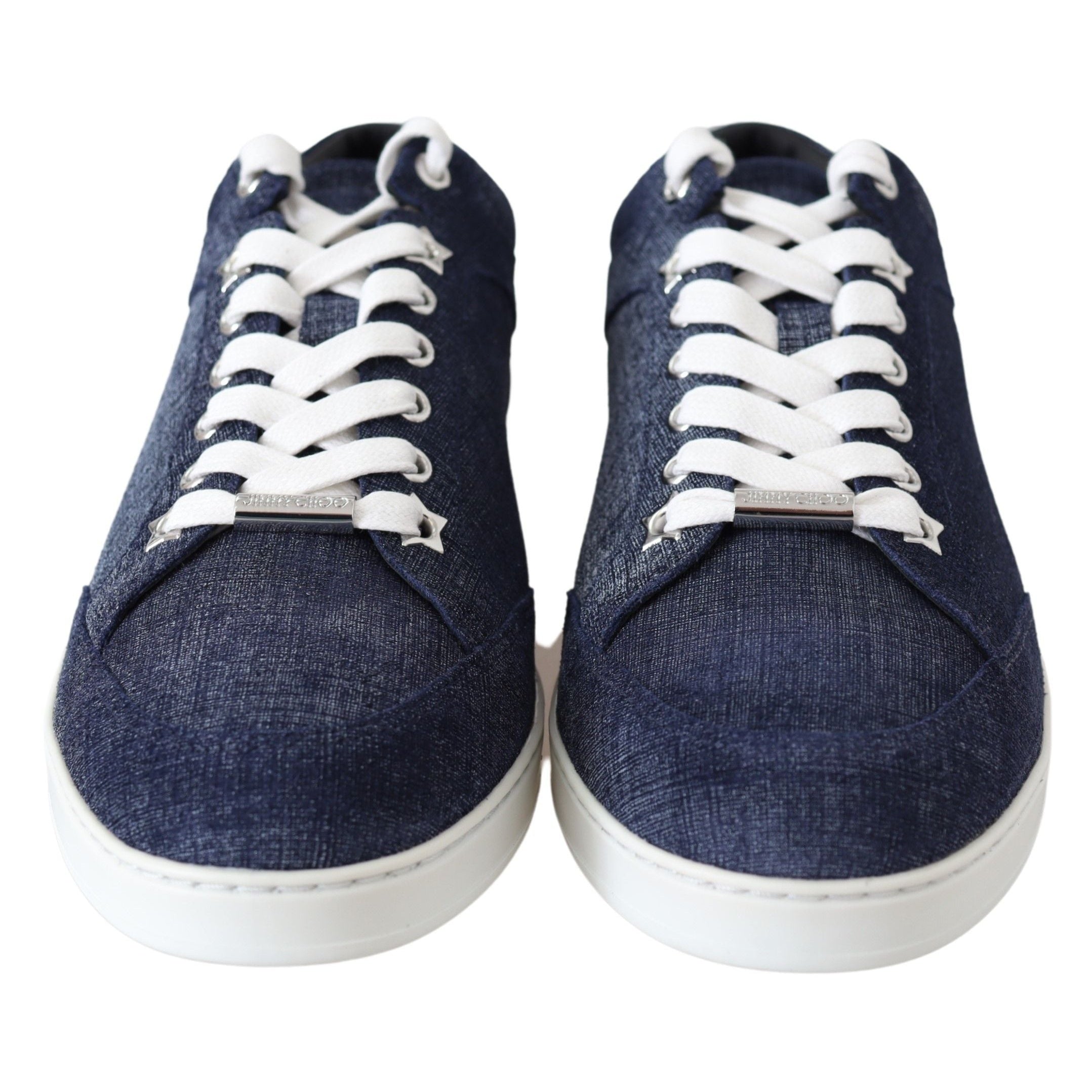 Chic Slip-On Blue Denim Suede Sneakers