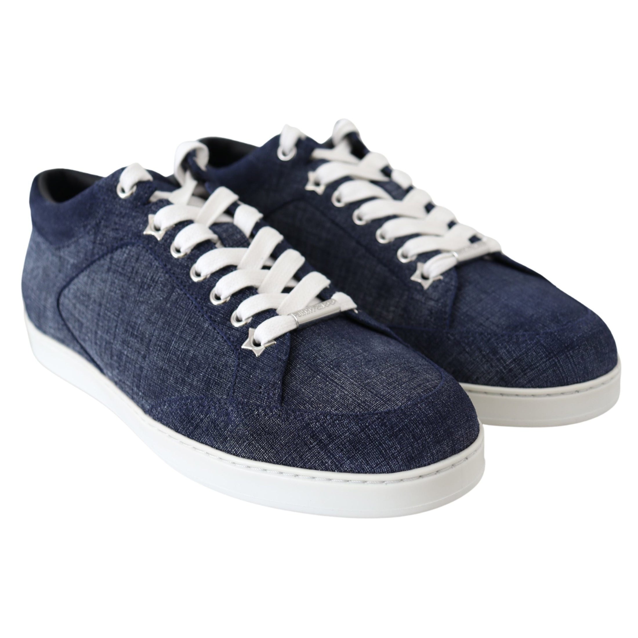 Chic Slip-On Blue Denim Suede Sneakers