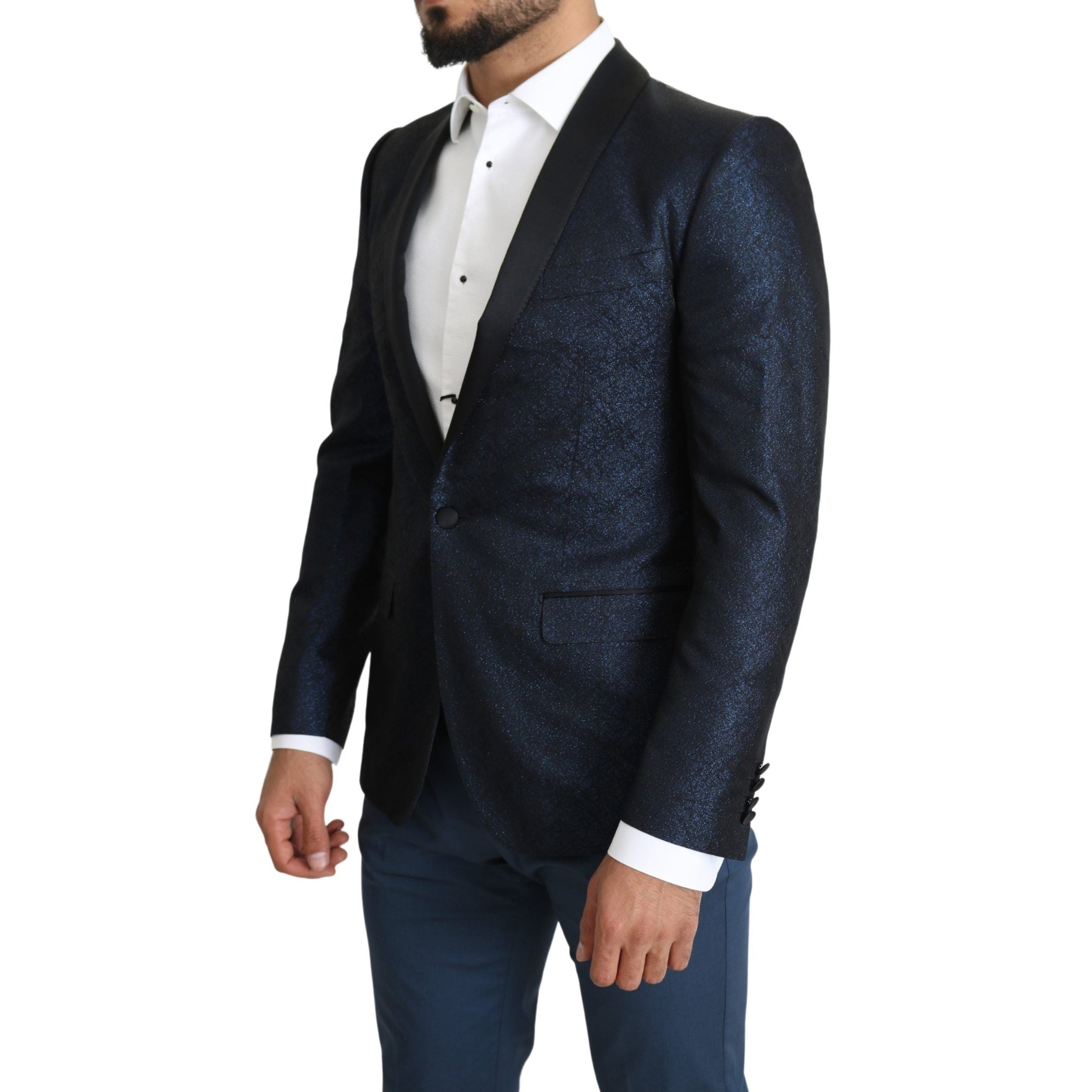 Elegant Martini Blue Slim Fit Blazer