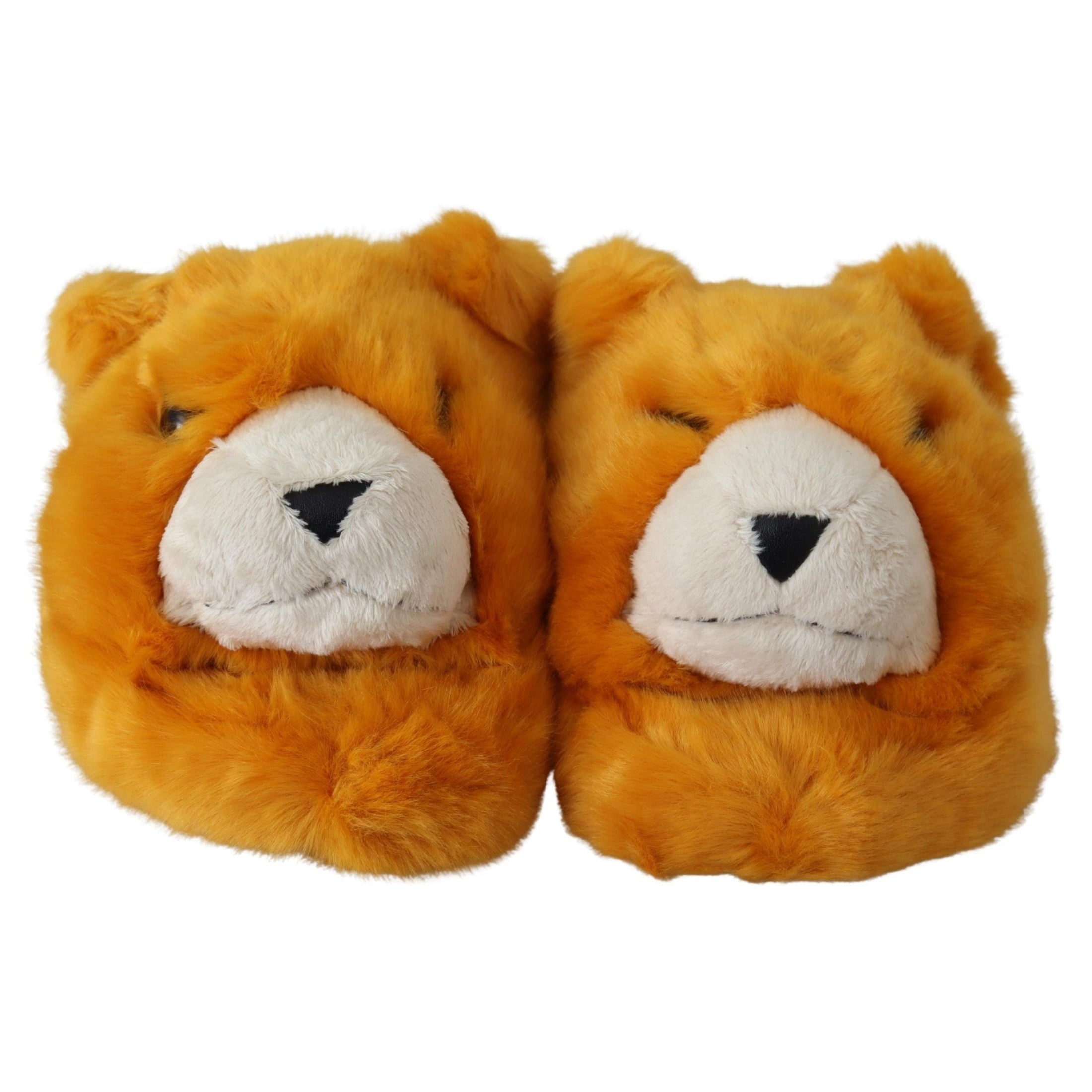 Sunshine Yellow Lion Slippers