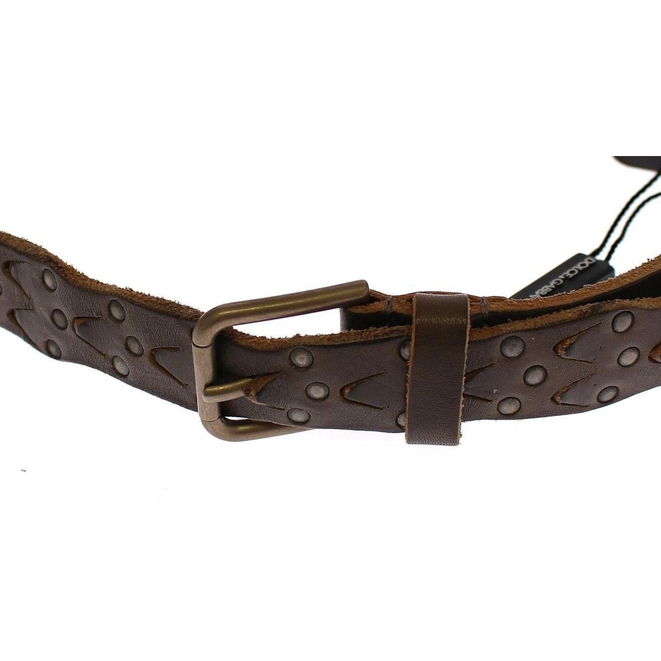 Elegant Leather-Cotton Fusion Men's Belt