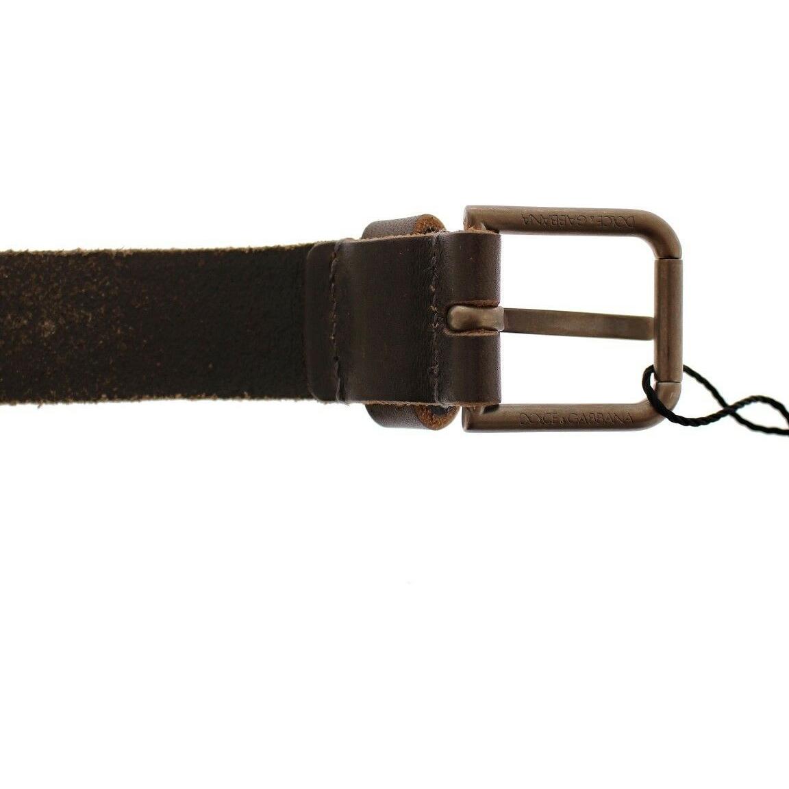 Elegant Leather-Cotton Fusion Men's Belt