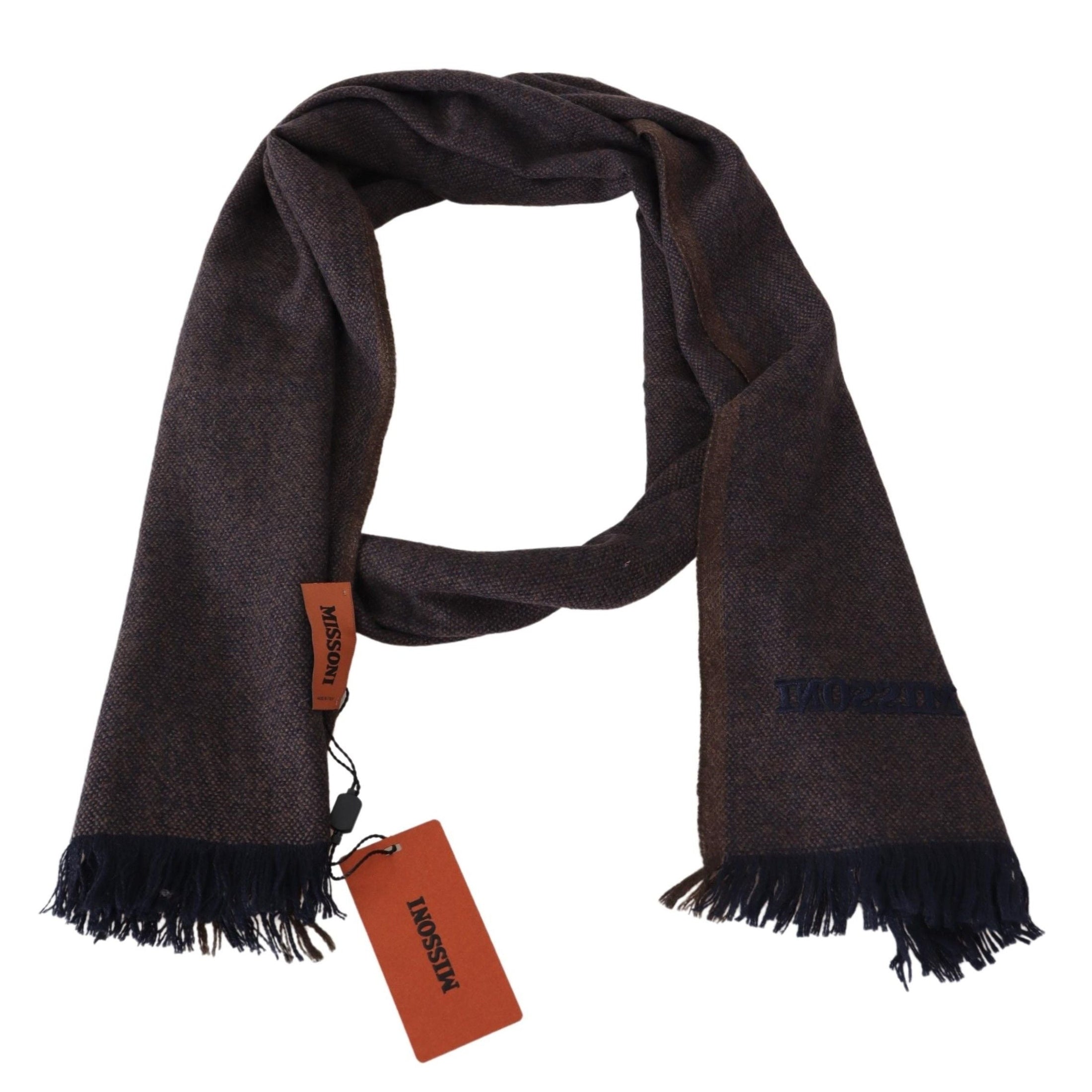 Elegant Cashmere Unisex Fringed Scarf