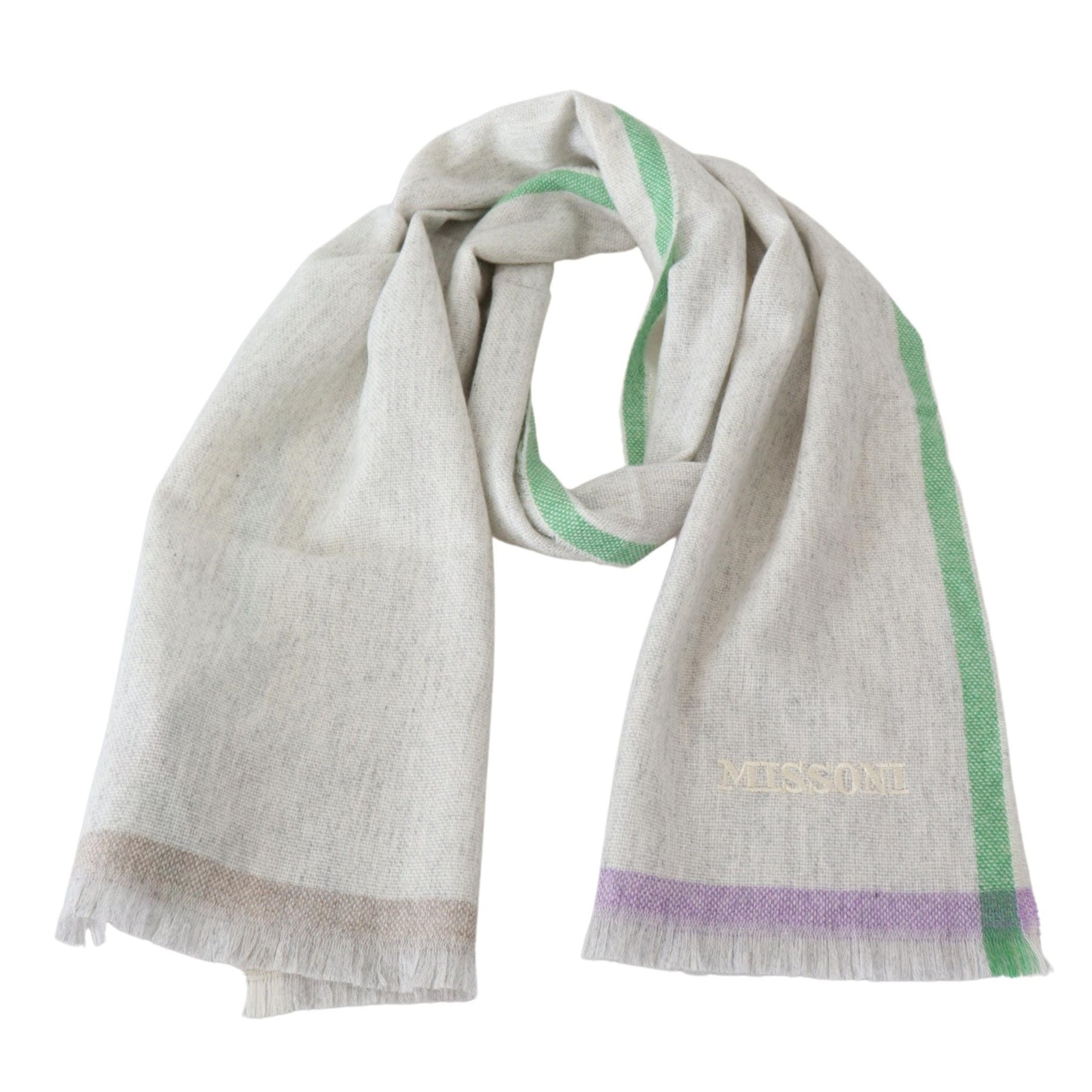 Elegant Cashmere Patterned Scarf