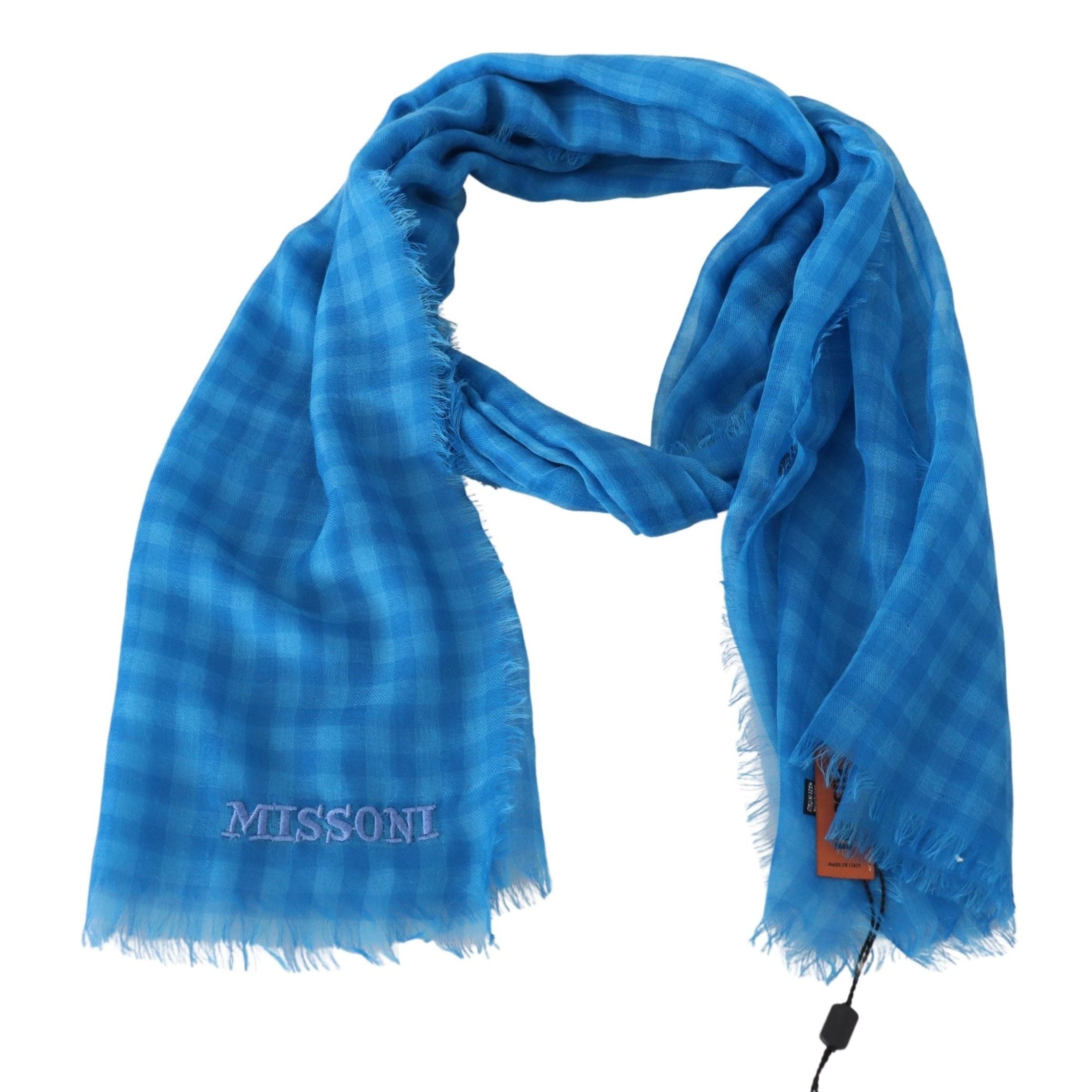 Chic Checkered Cashmere Scarf