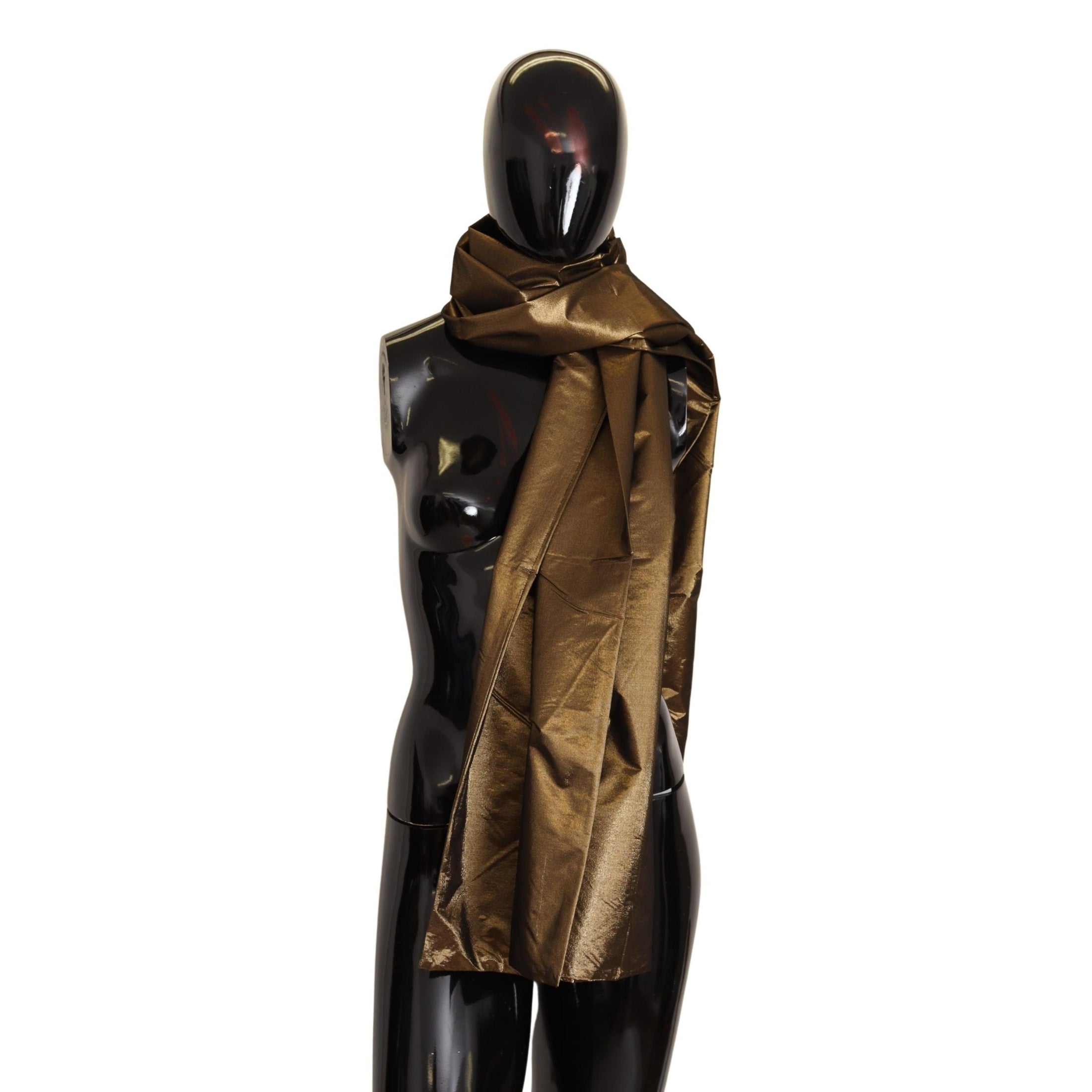 Elegant Metallic Bronze Scarf