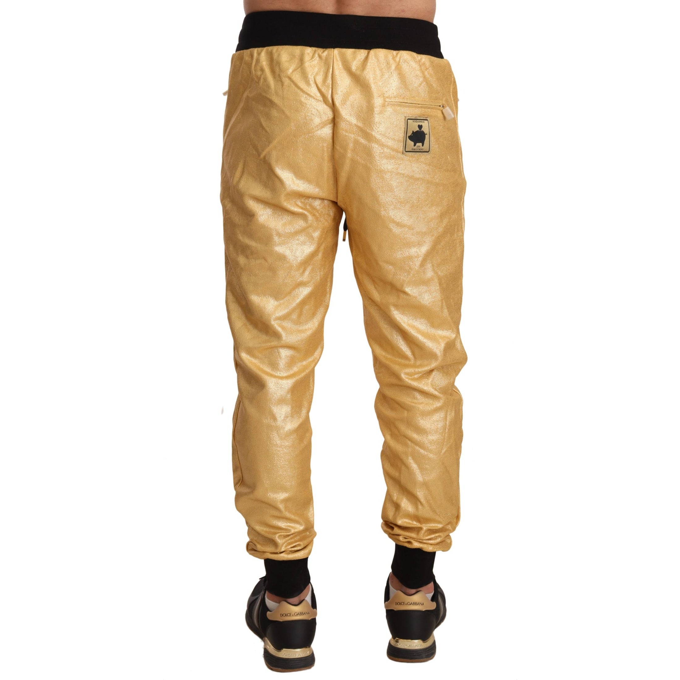 Gold Year of the Pig Sweatpants