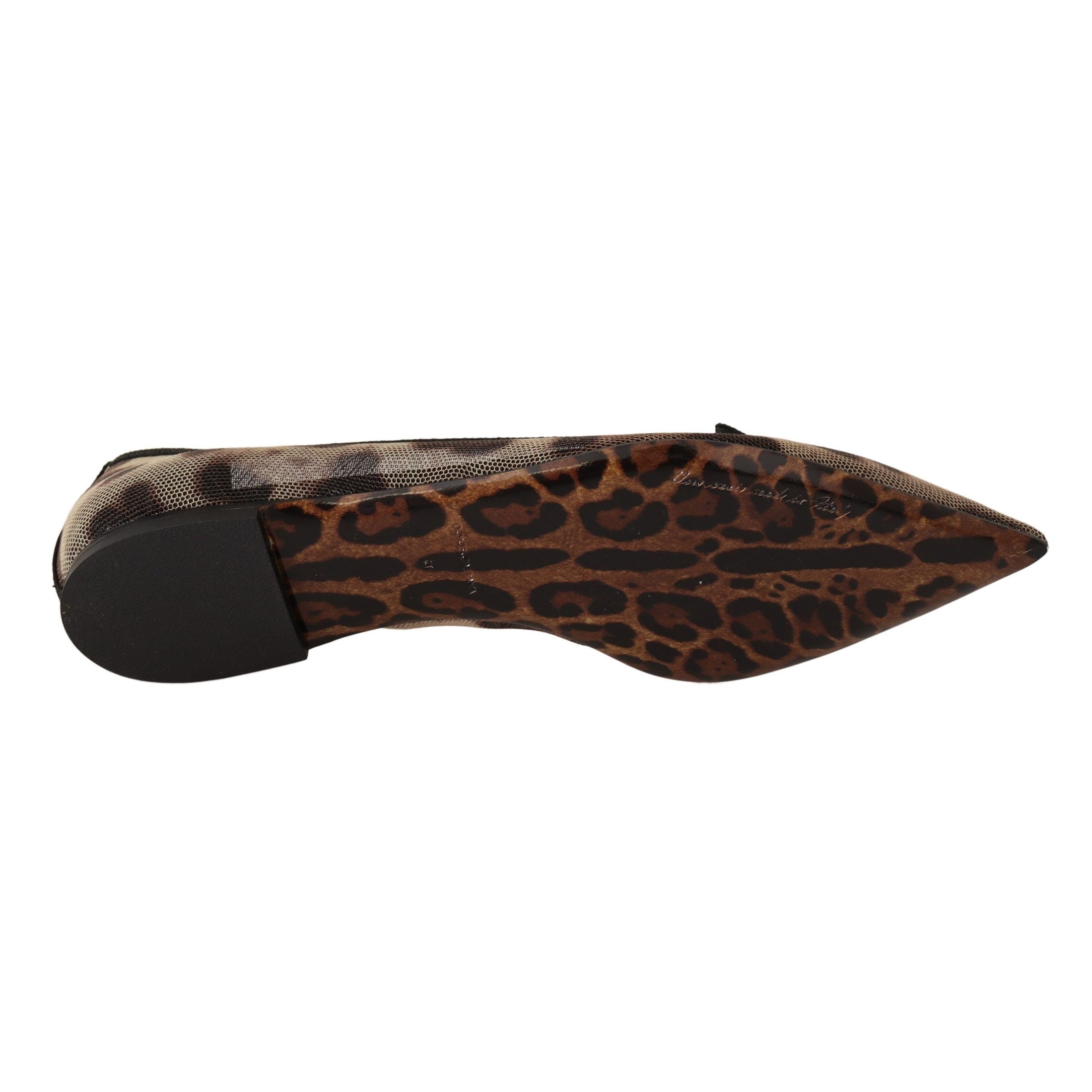 Elegant Leopard Print Flat Loafers