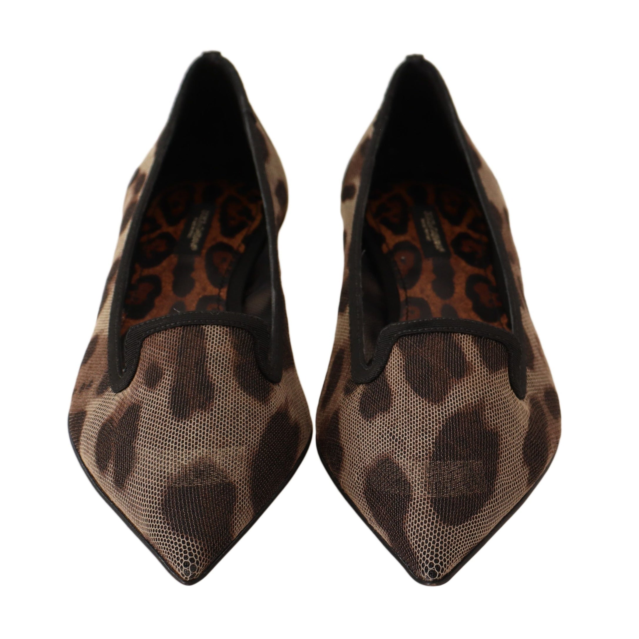 Elegant Leopard Print Flat Loafers