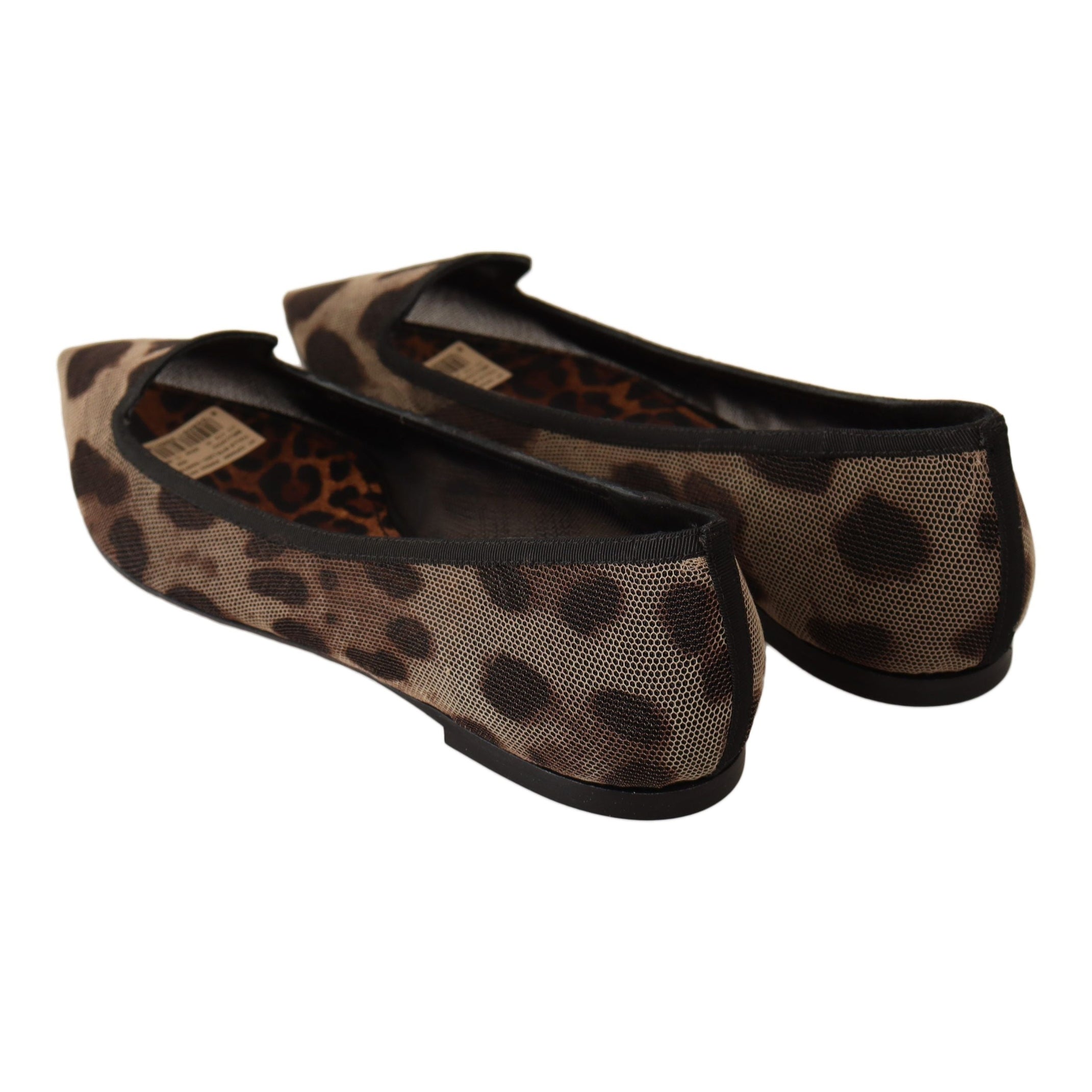 Elegant Leopard Print Flat Loafers