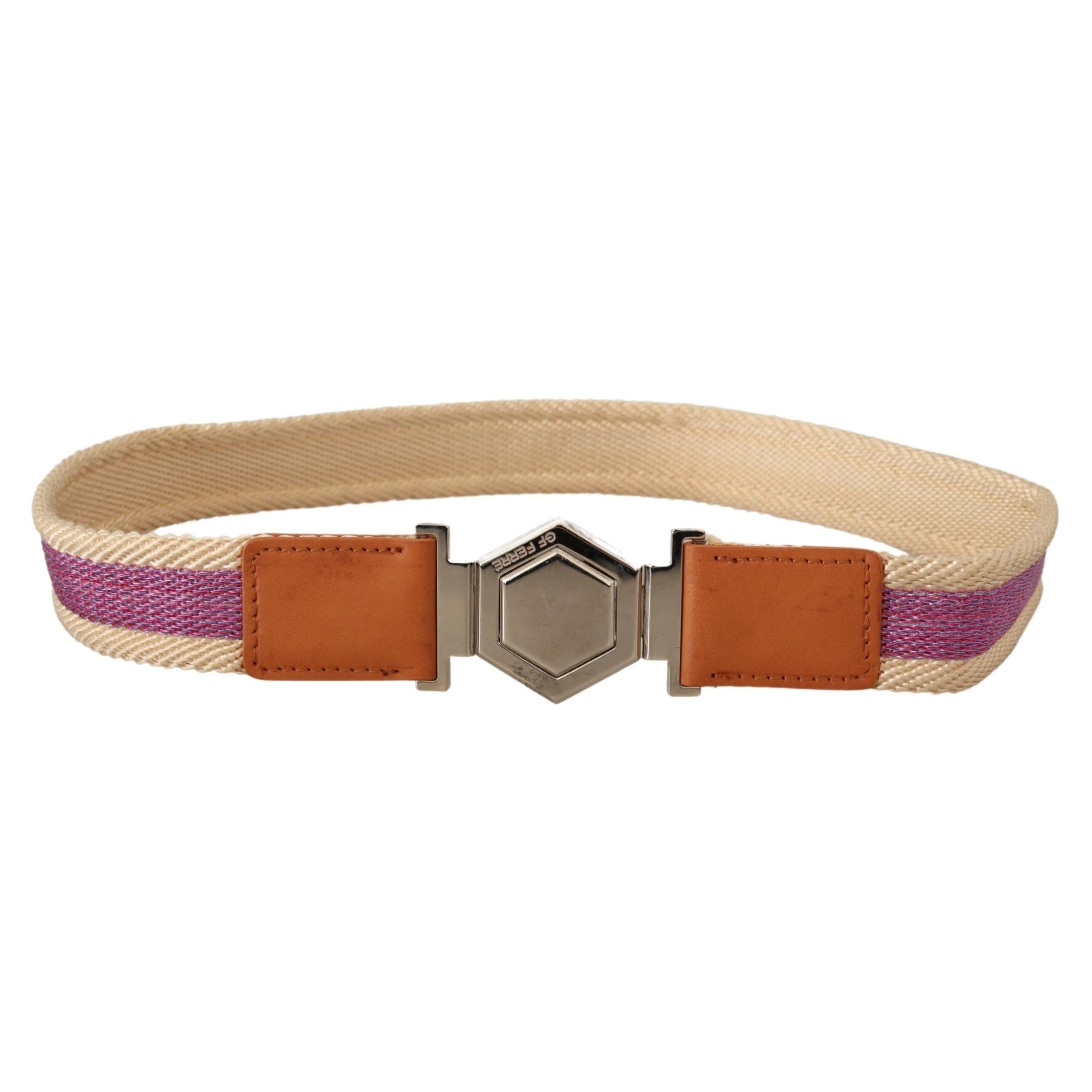 Elegant Multicolor Leather Fashion Belt