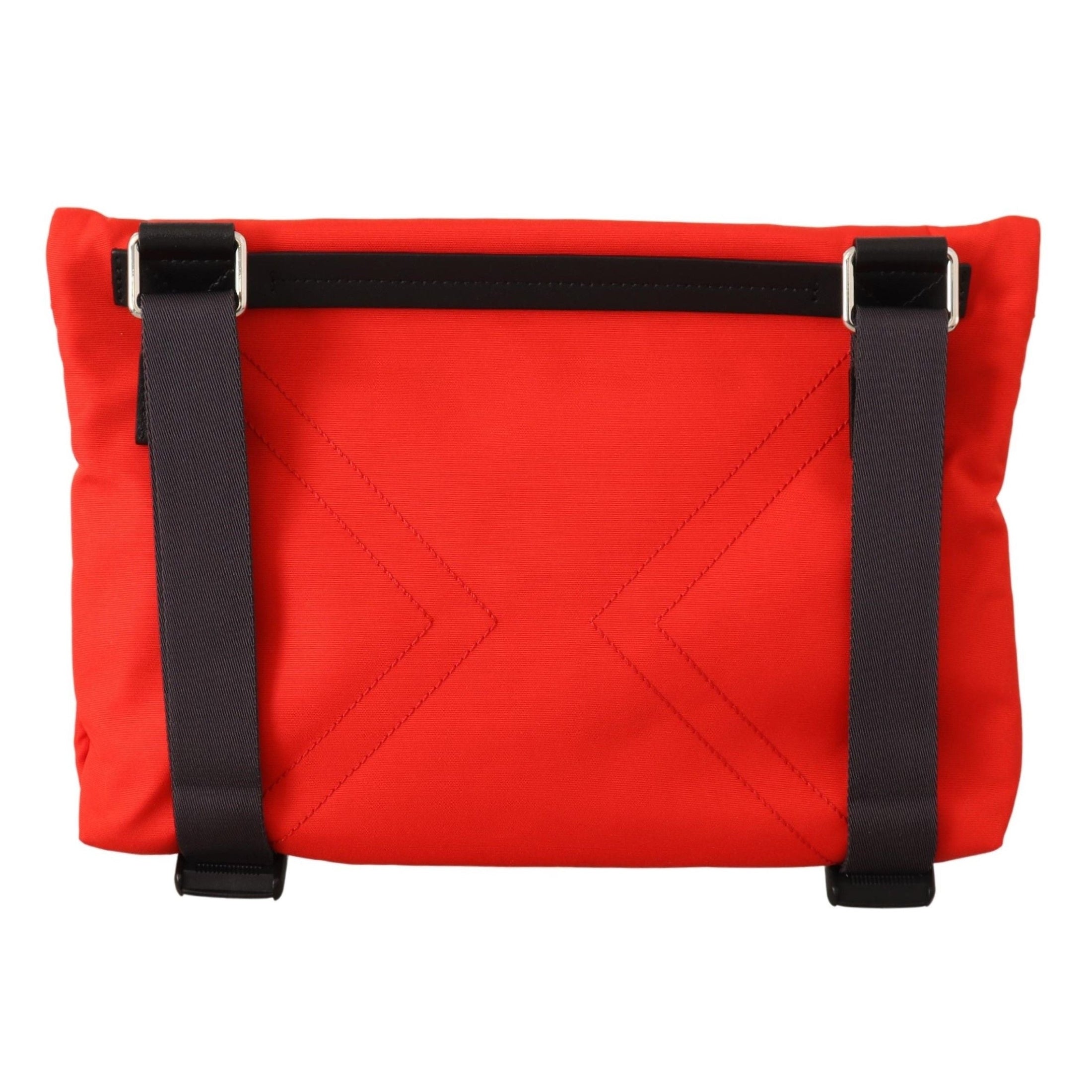 Chic Red and Black Downtown Crossbody Bag