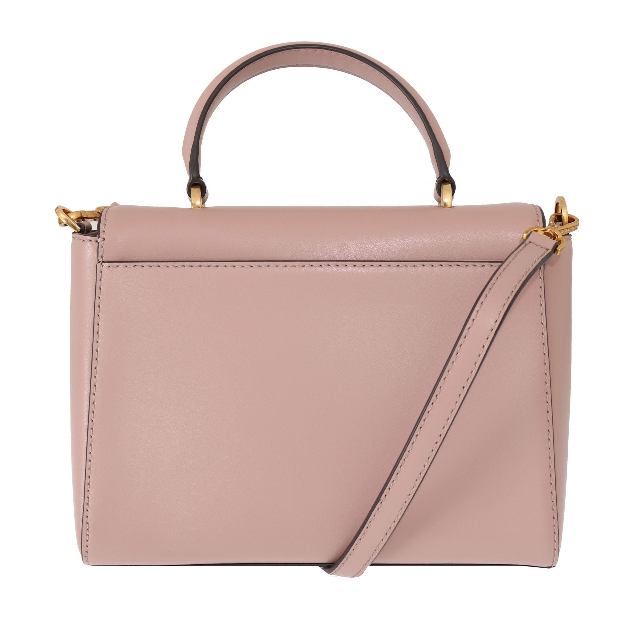 Elegant Pink Leather Mindy Shoulder Bag