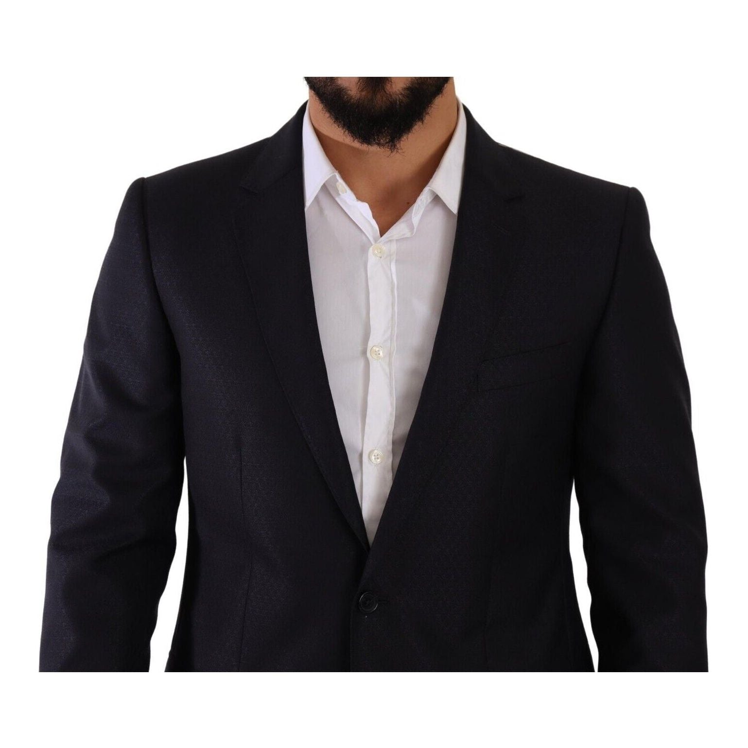 Elegant Slim Fit Wool Silk Cashmere Men's Suit