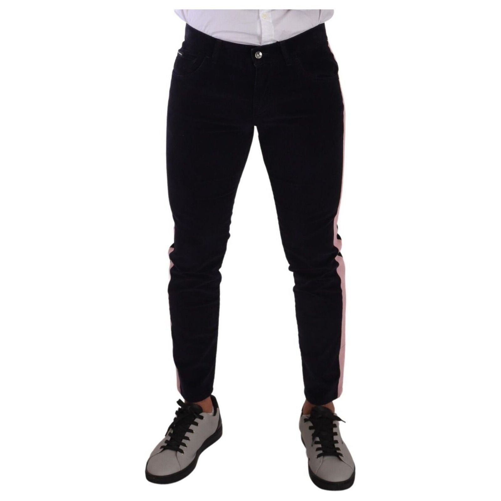 Elegant Slim Fit Corduroy Skinny Jeans