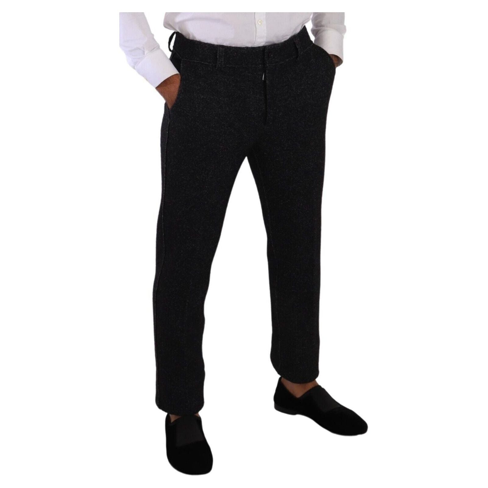 Elegant Wool Blend Dress Pants