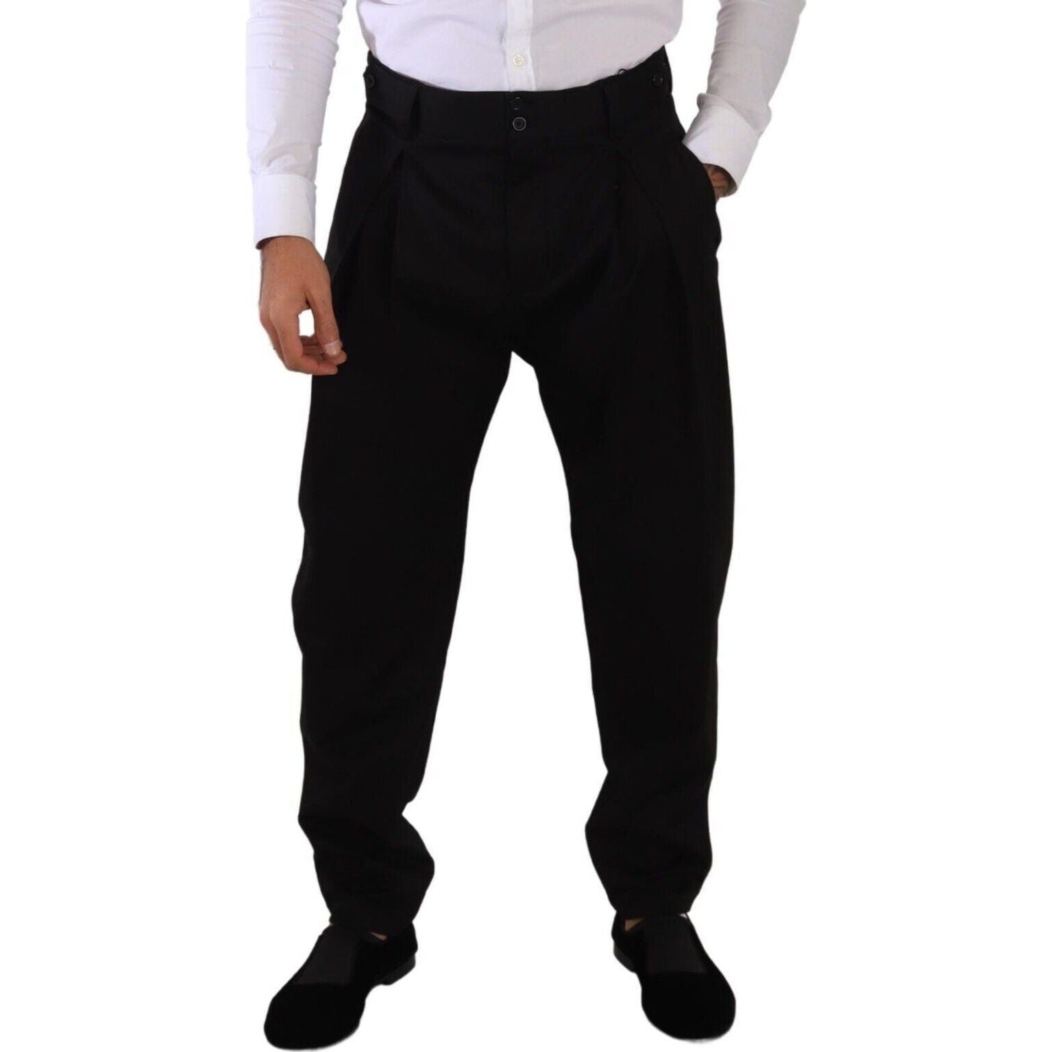 Elegant Slim-Fit Cotton Trousers