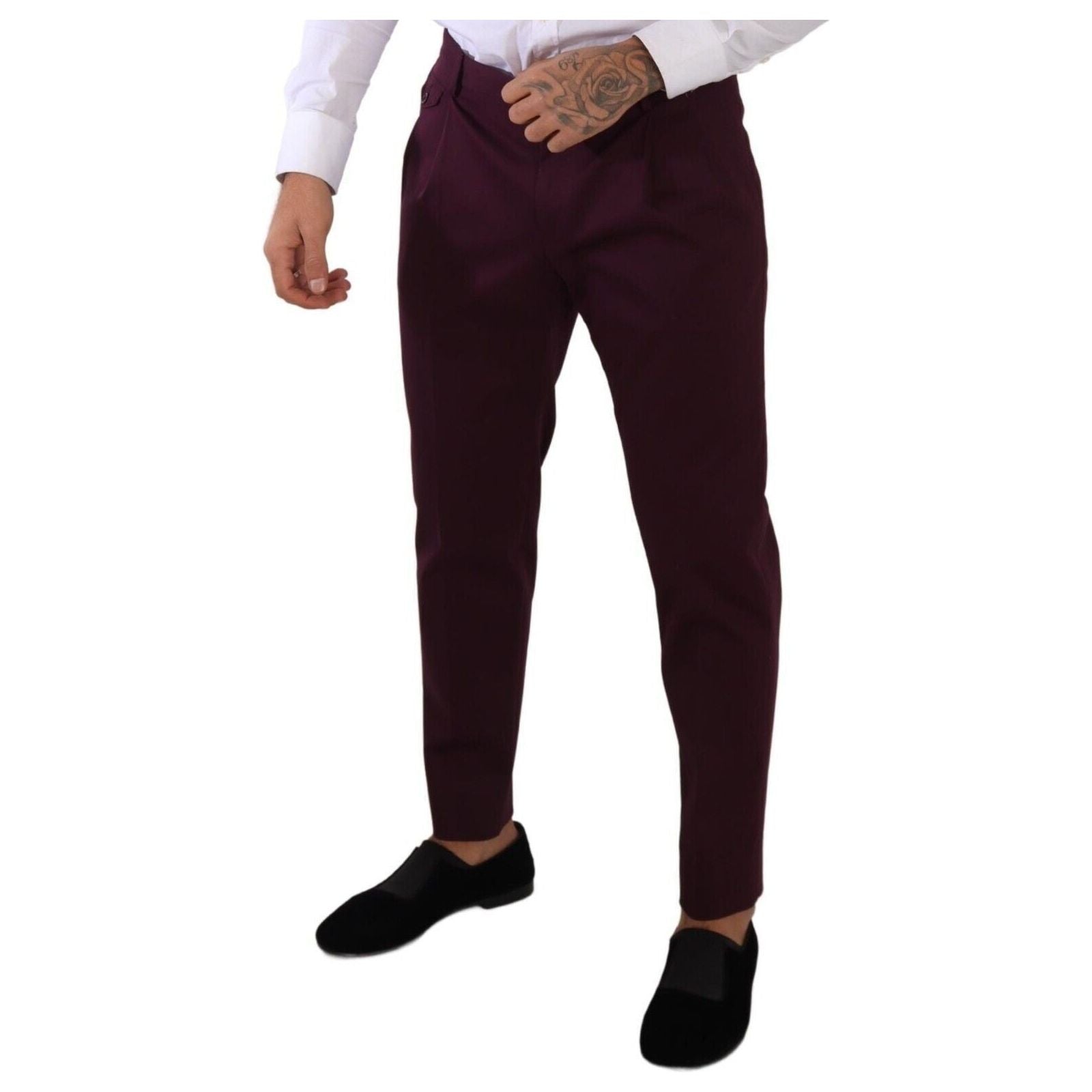 Elegant Purple Chinos for the Modern Man