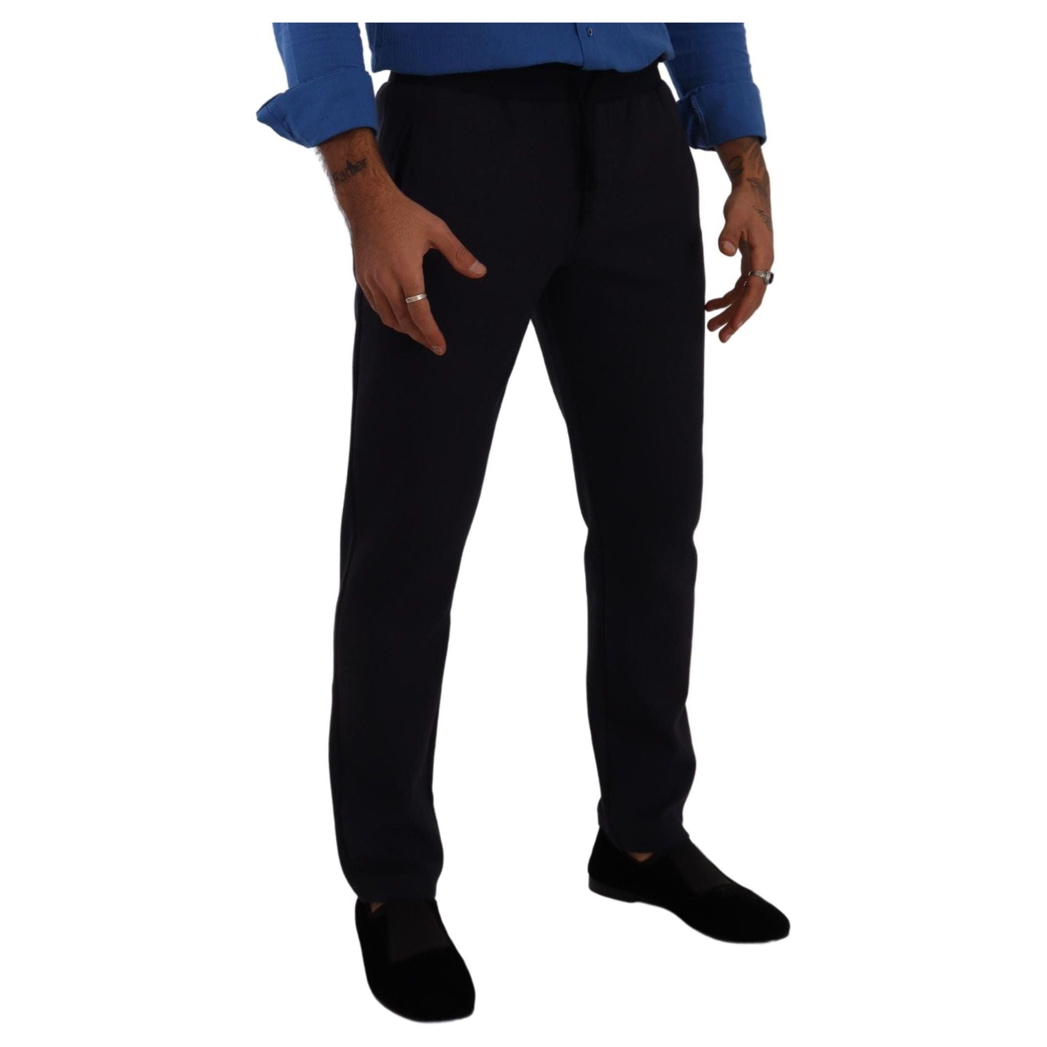 Elegant Blue Jogger Pants for Men