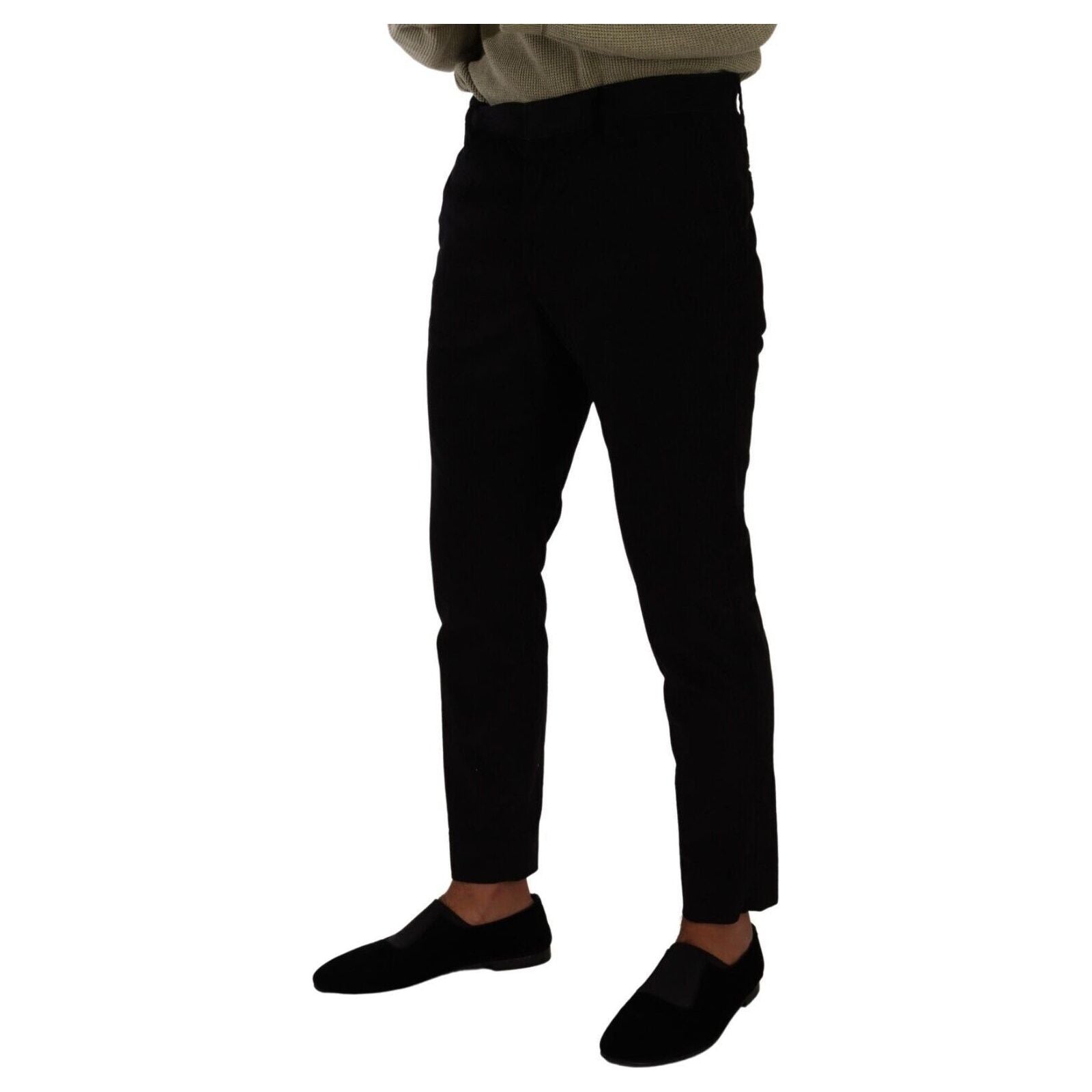 Elegant Slim Fit Corduroy Skinny Pants