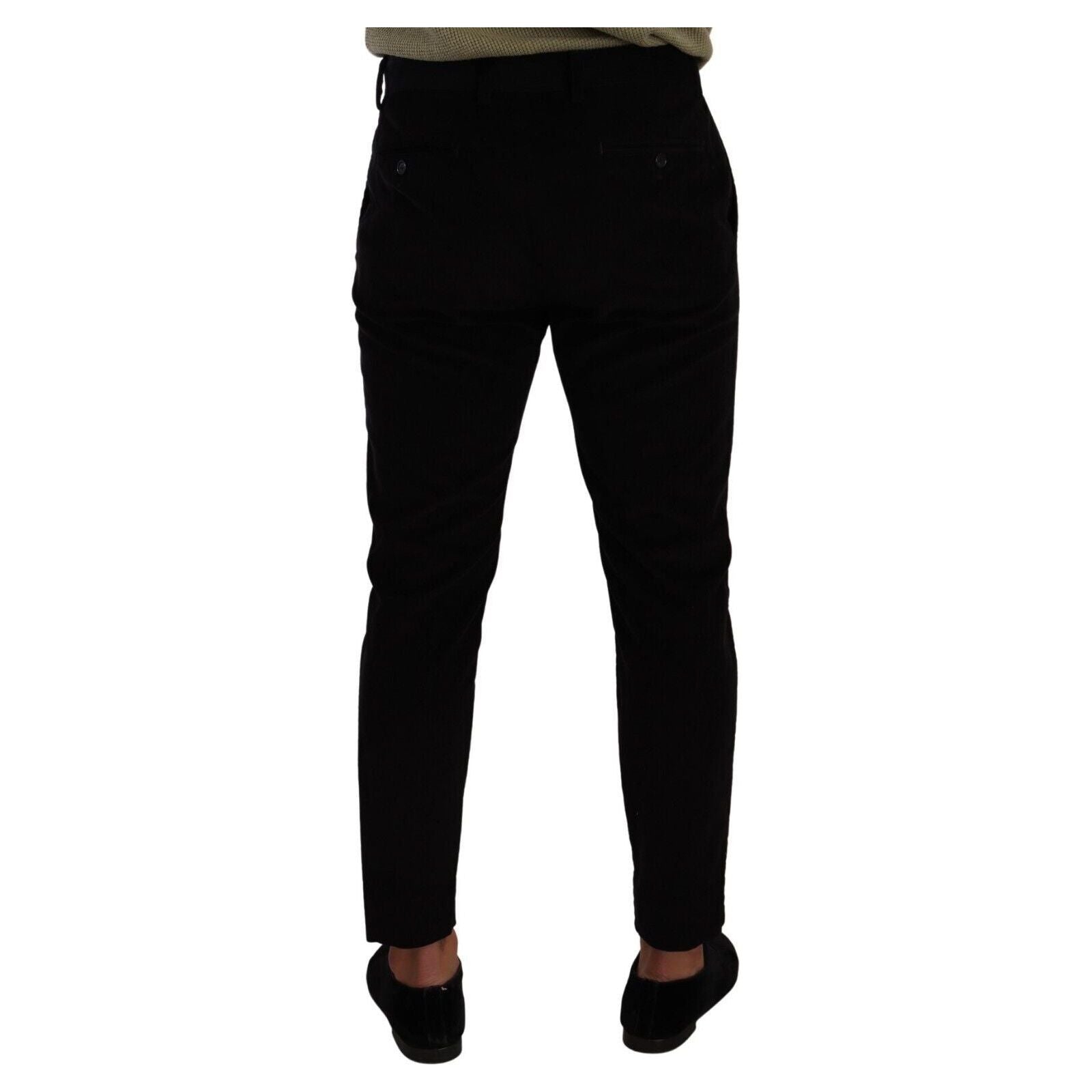 Elegant Slim Fit Corduroy Skinny Pants