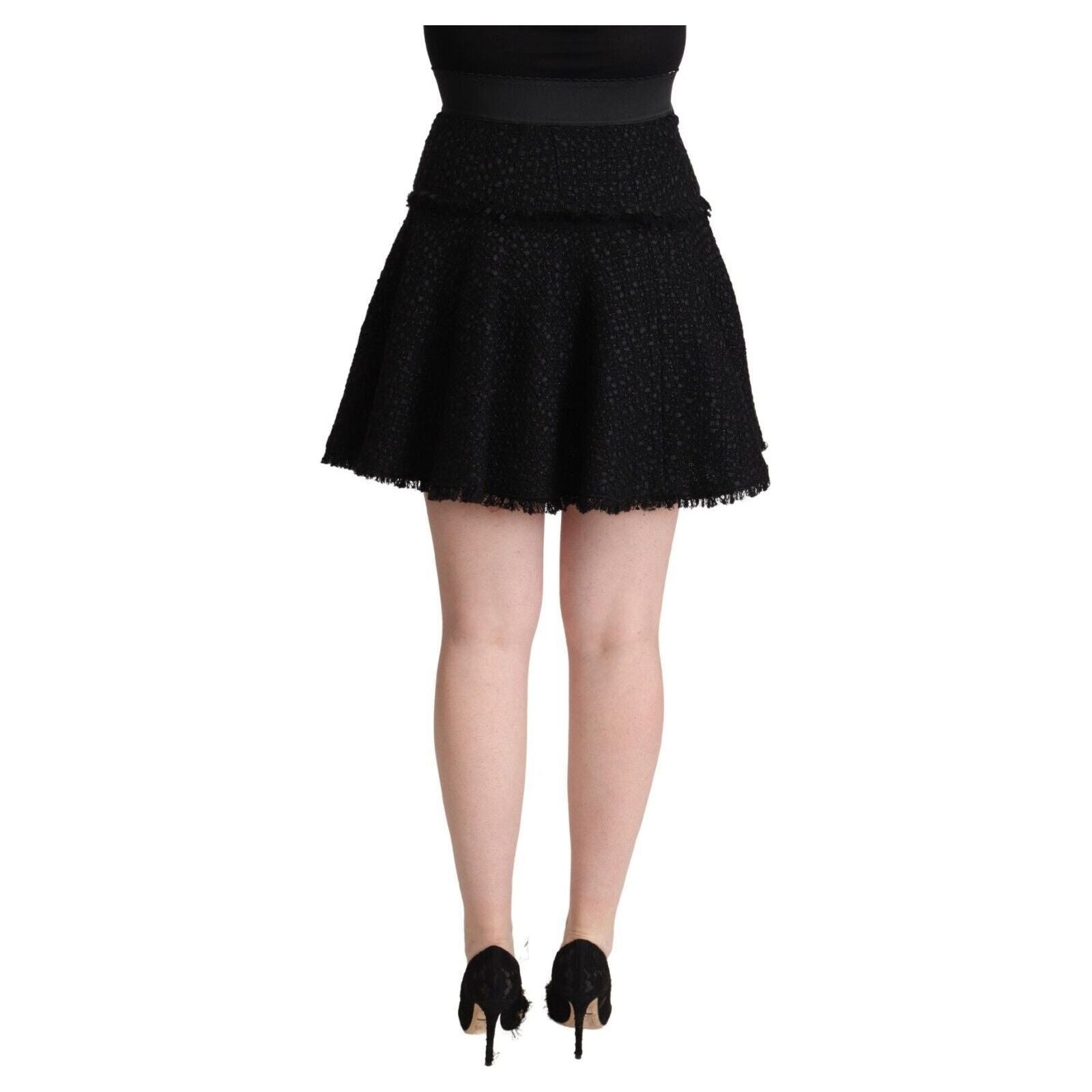 Elegant Knitted A-Line Mini Skirt