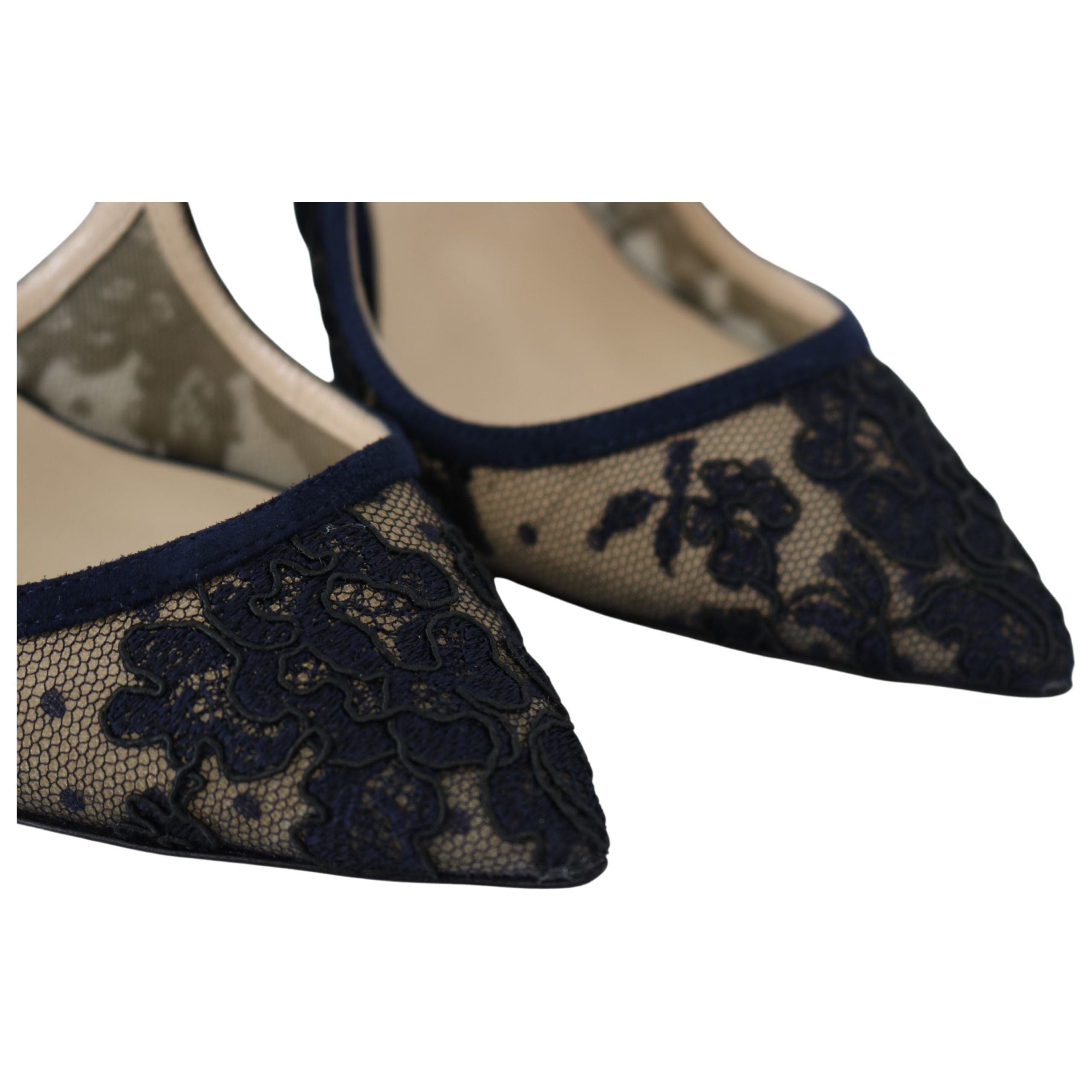 Navy Lancer Leather Pumps Elegance Unleashed