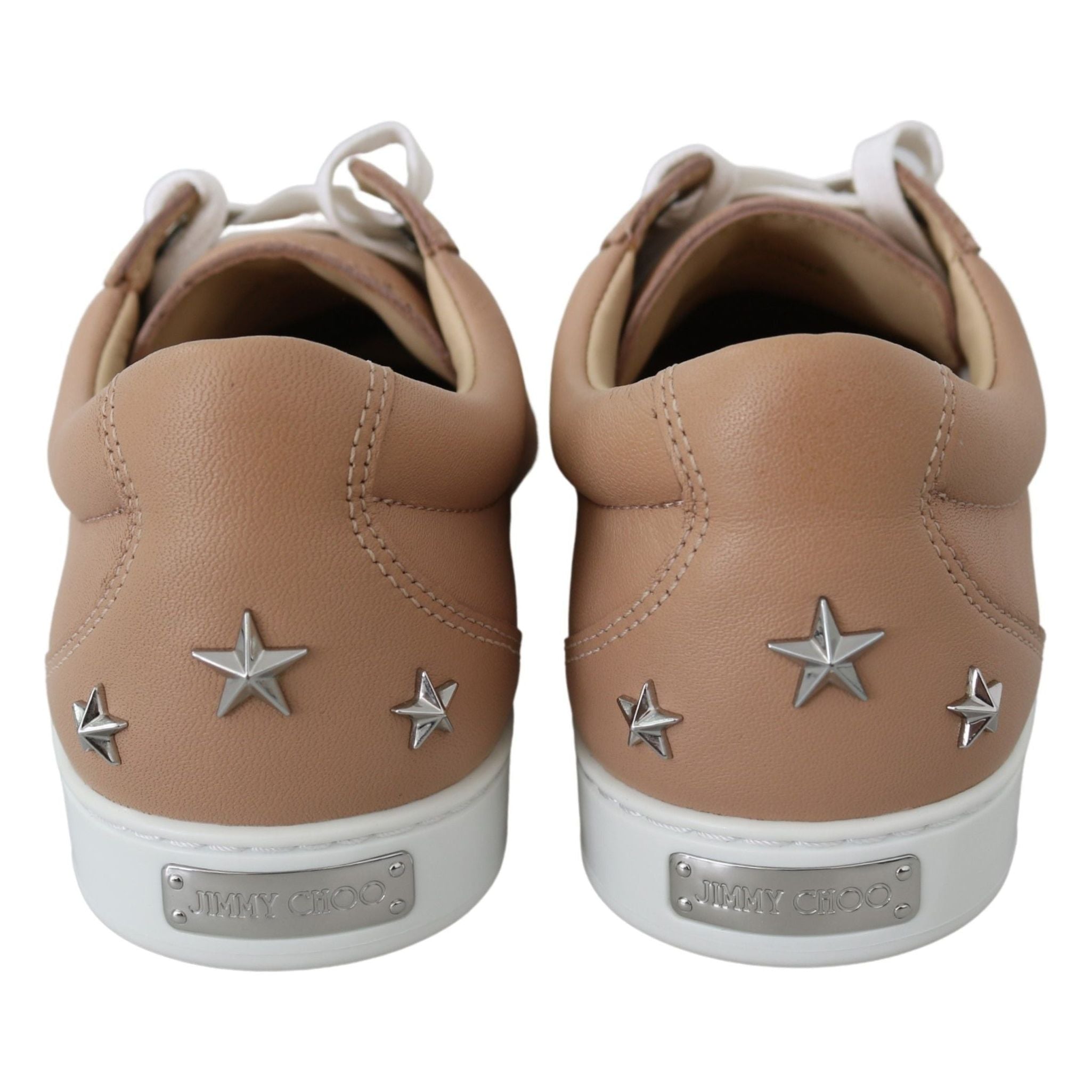 Powder Pink Nappa Leather Sneakers