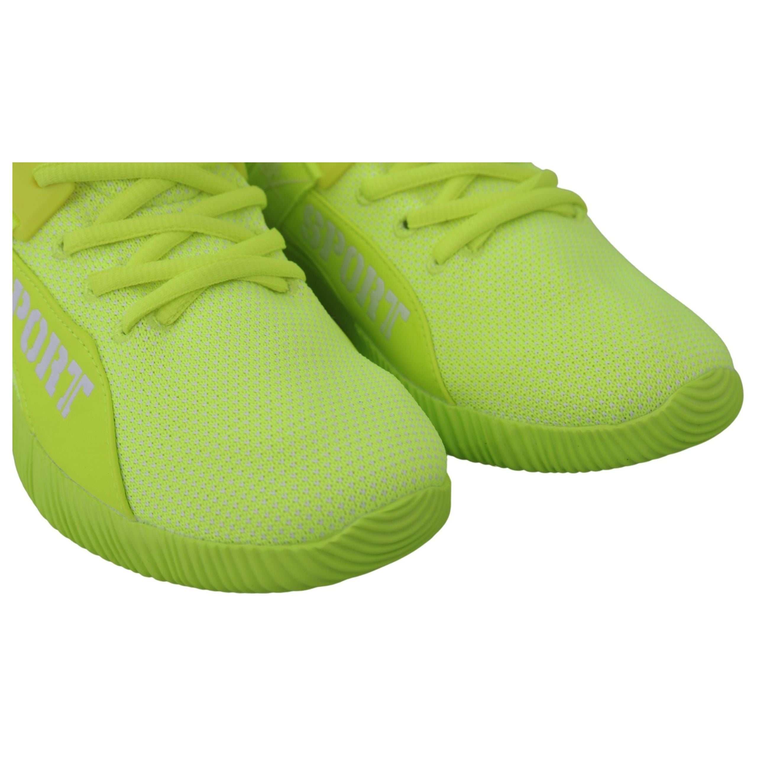 Electrify Your Step with Yellow Carter Sport Sneakers