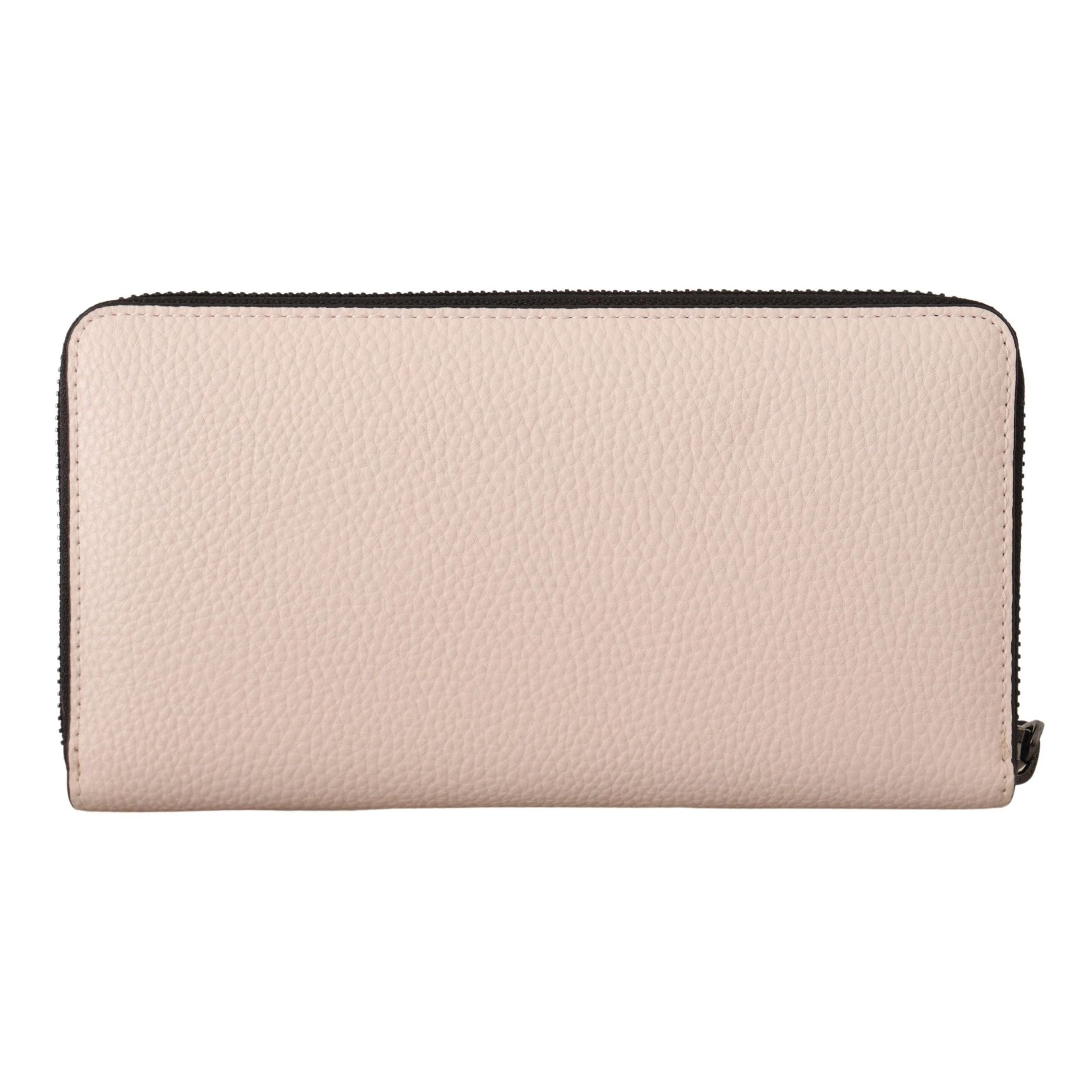 Elegant Mauve Leather Wallet - Secure & Stylish