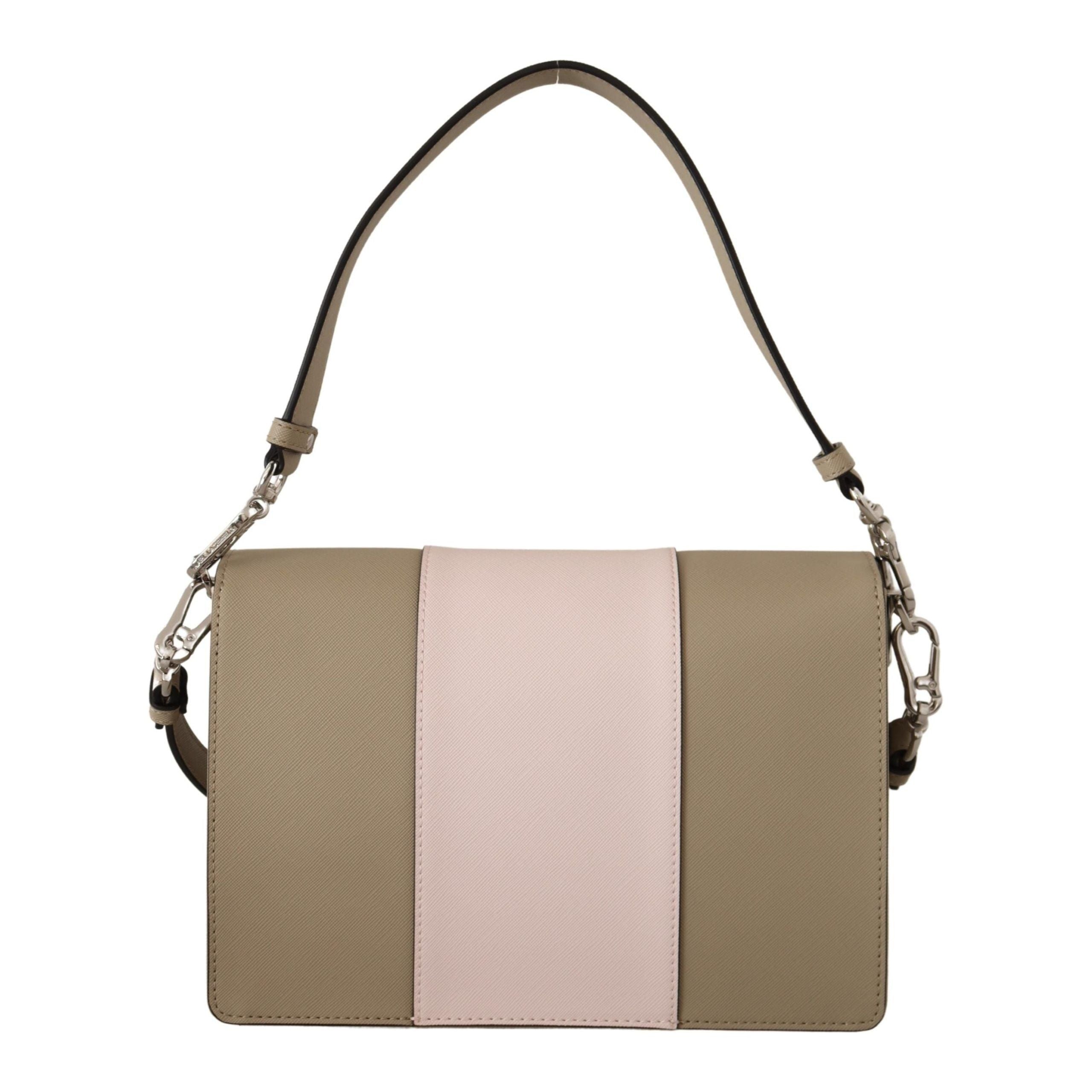 Chic Sage Shoulder Bag with Dual Straps