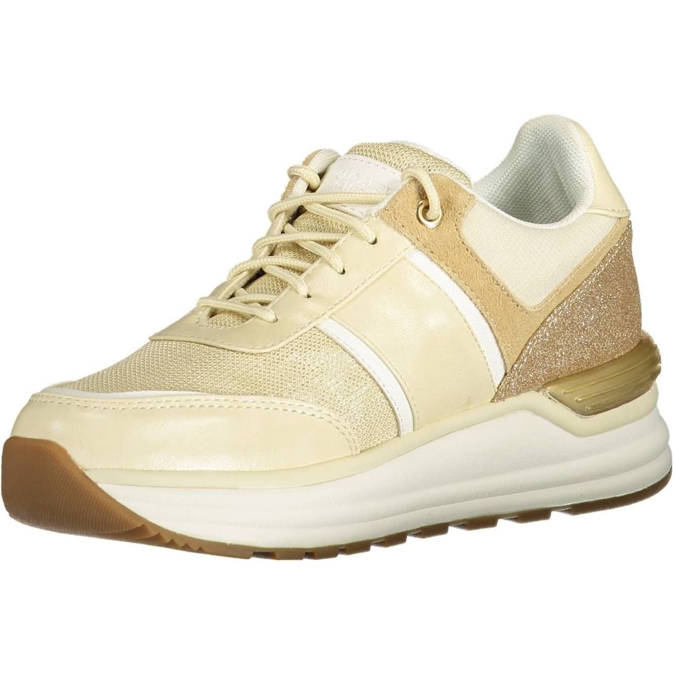 Beige ECO SUEDE Lace-up Sneakers