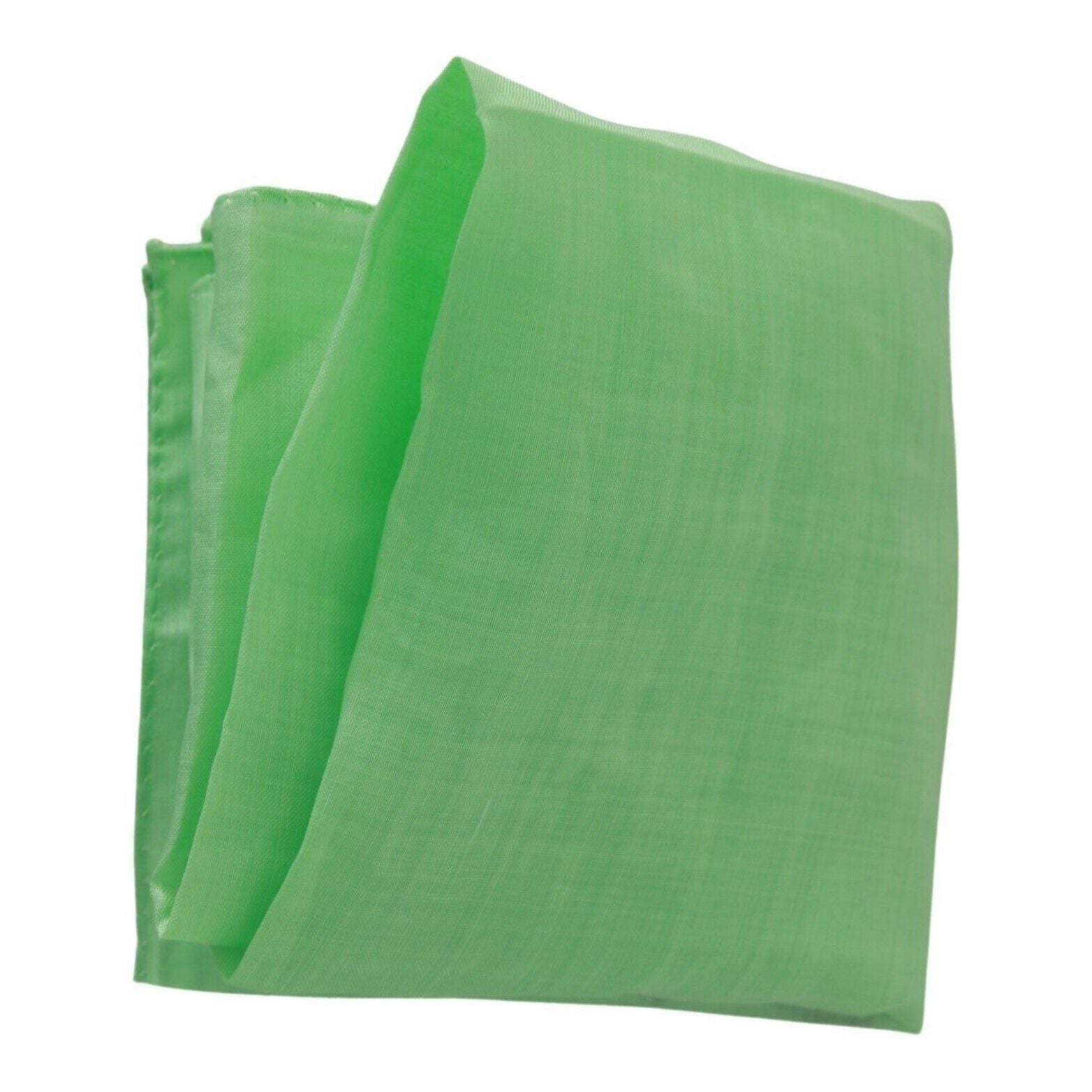 Elegant Apple Green Linen Scarf