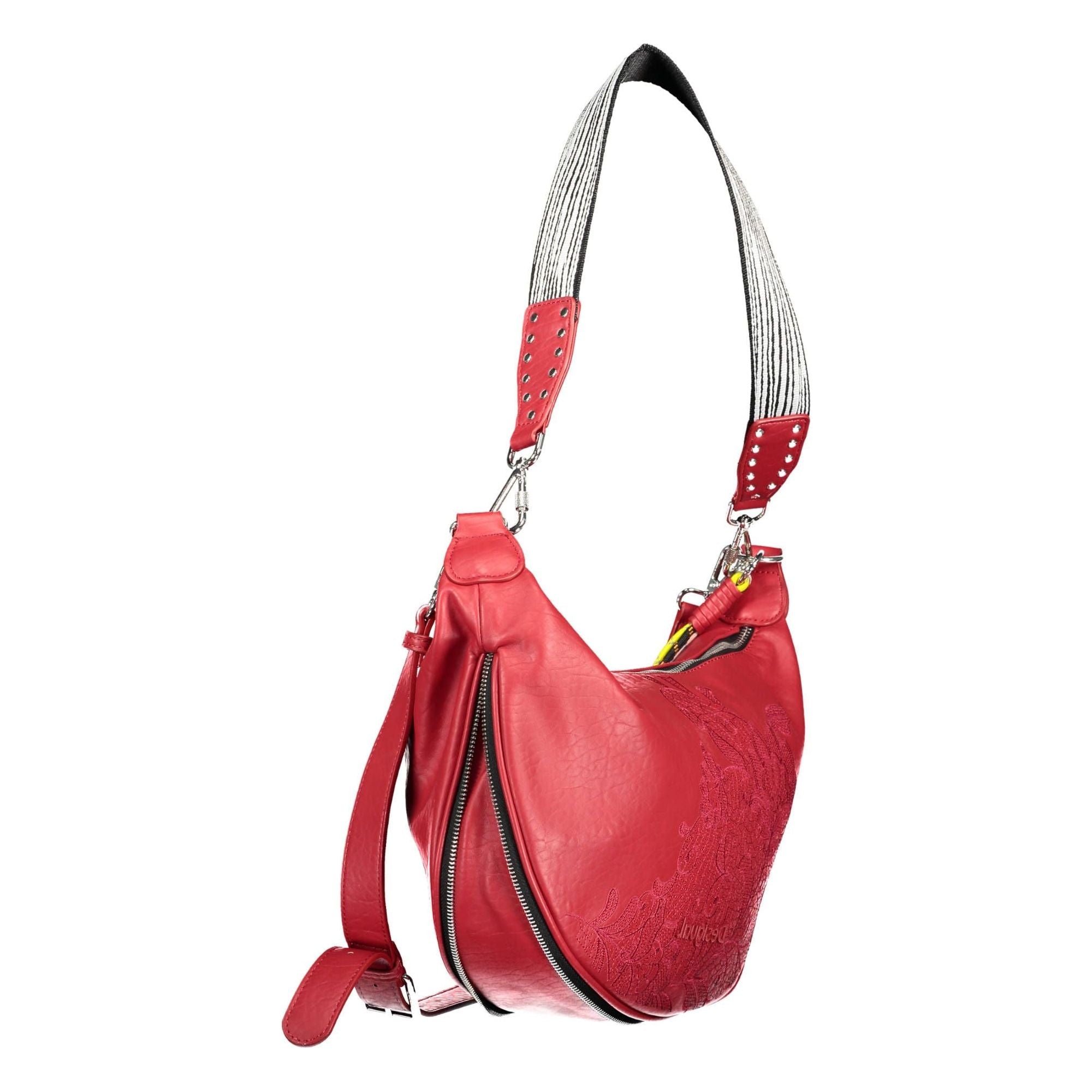 Sizzling Red Expandable Handbag