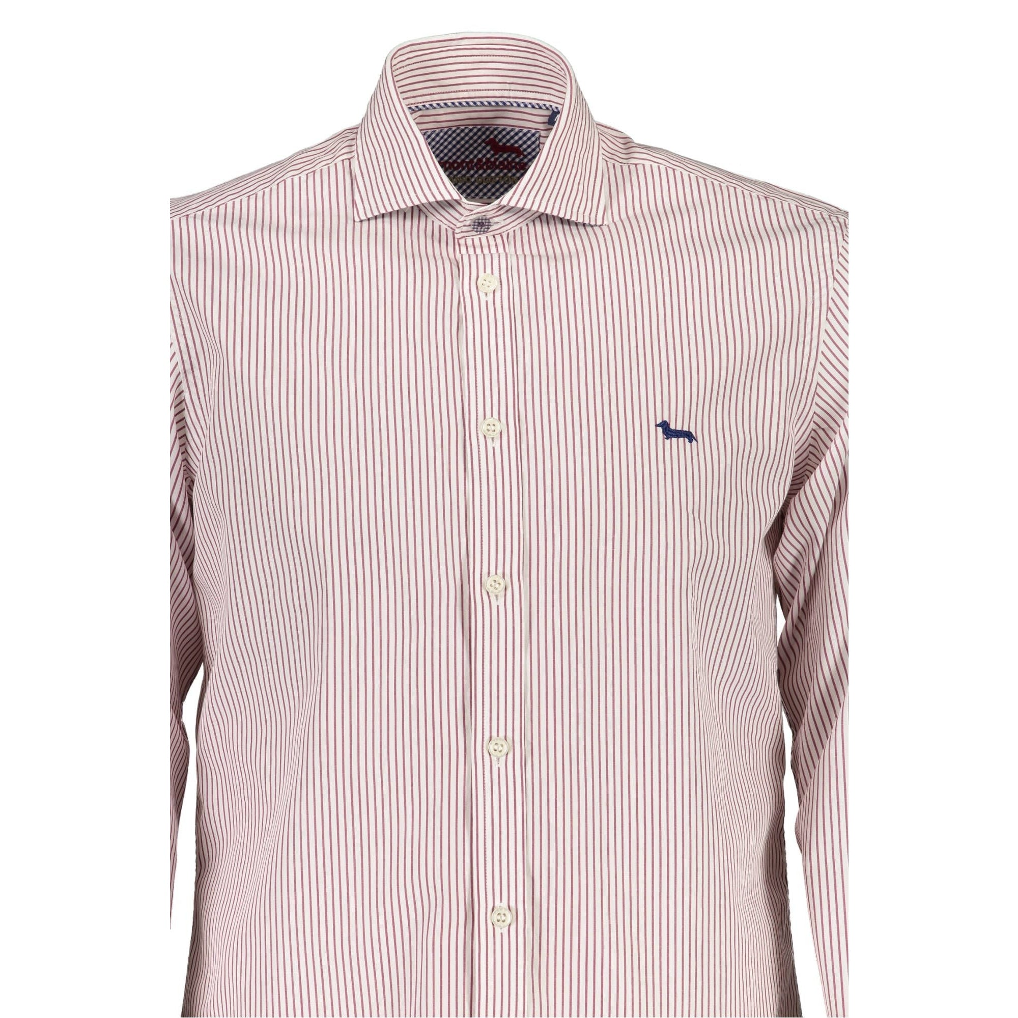 Elegant Purple Cotton Dress Shirt